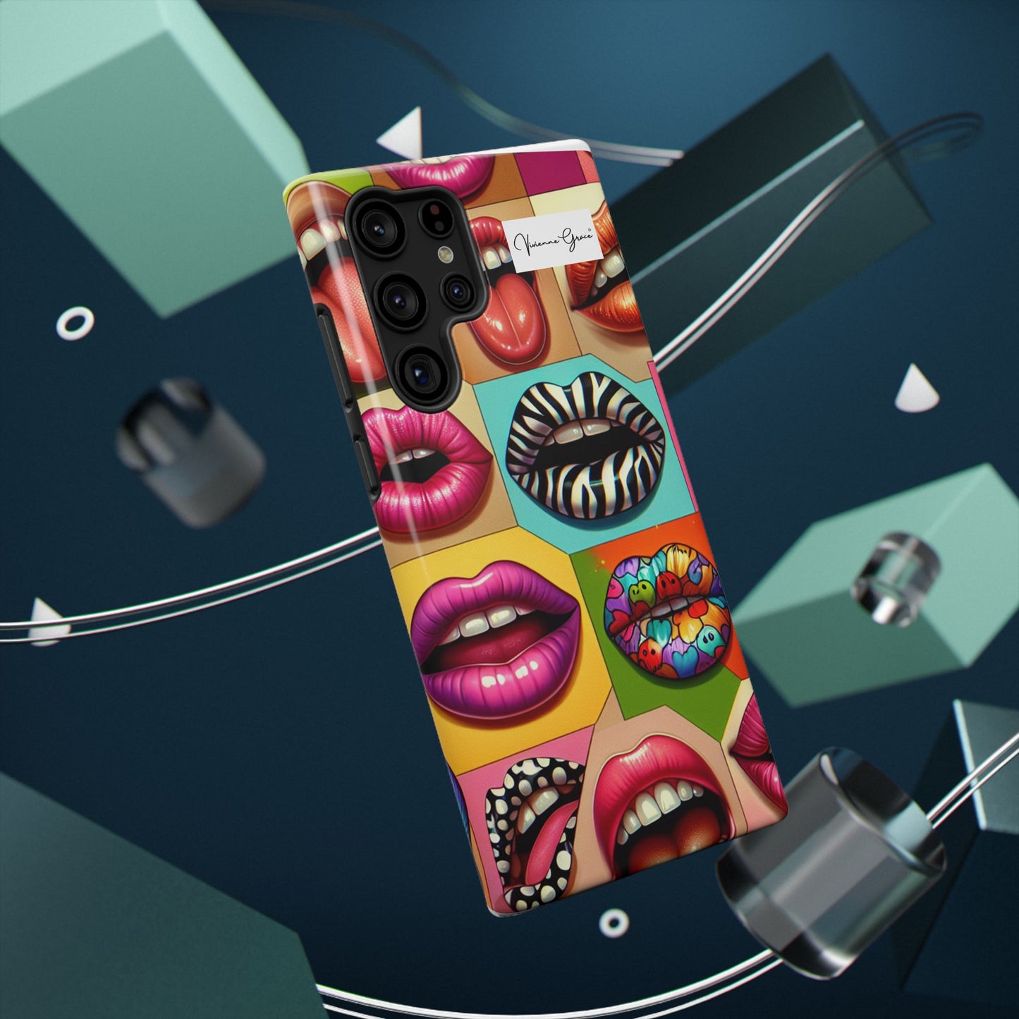 Samsung Galaxy - Impact-Resistant Case - LIPS - Vivienne Grace