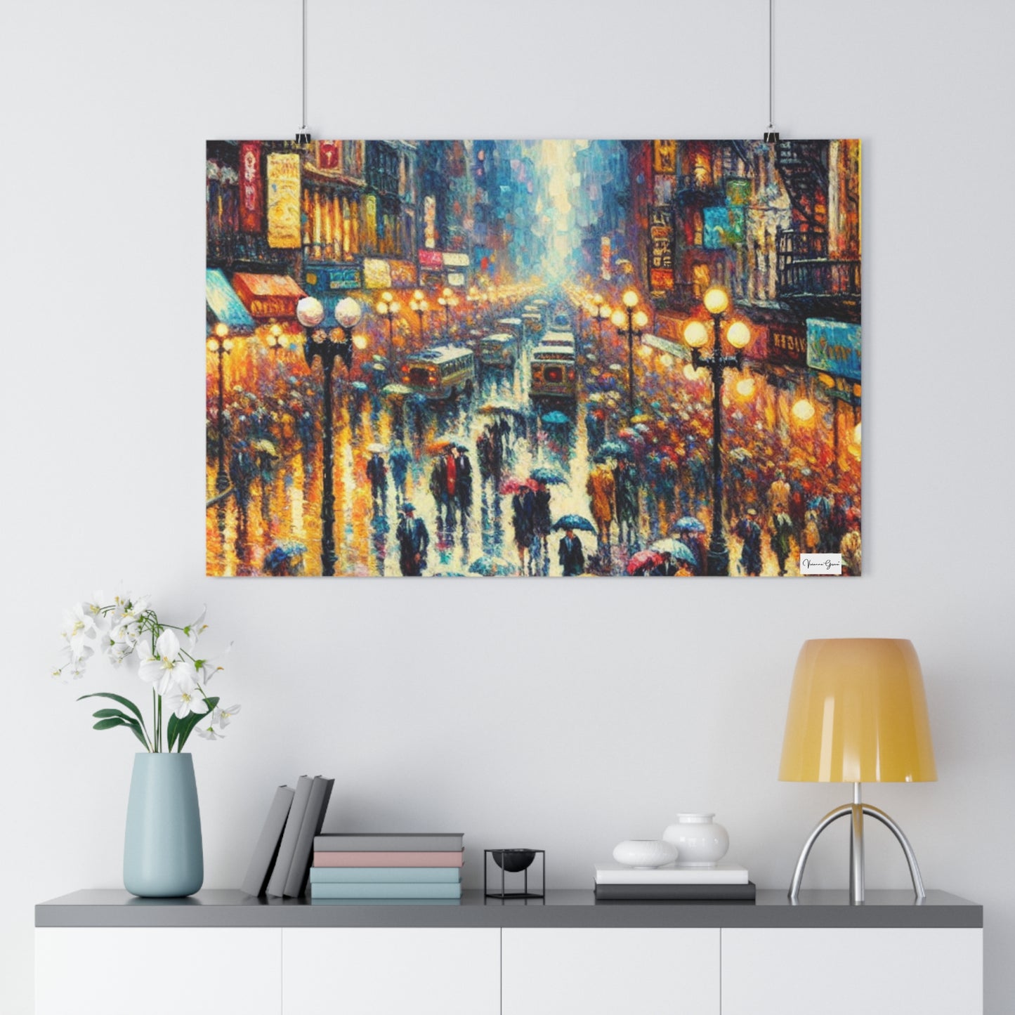 Giclée Art Print - New York Rain - Vivienne Grace