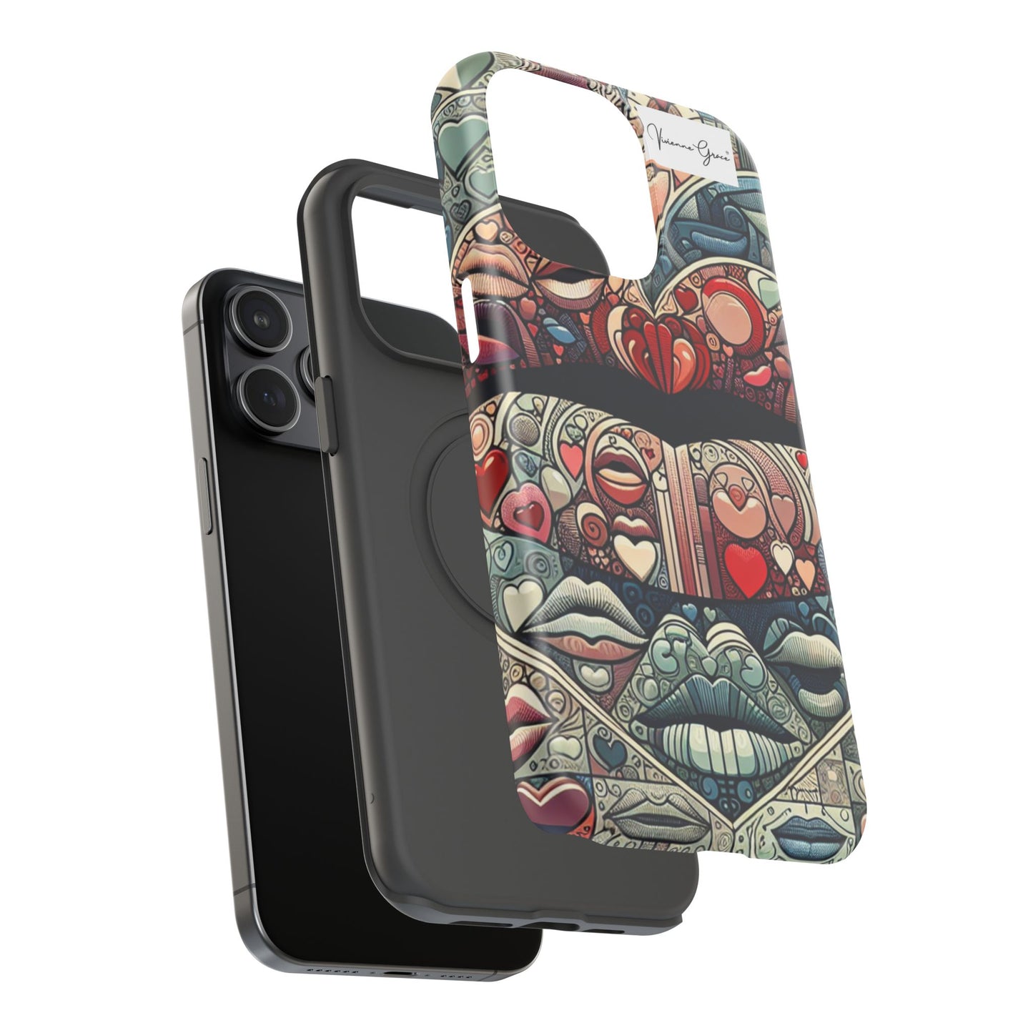 IPhone - Impact-Resistant Cases - BLUE LIPS - Vivienne Grace