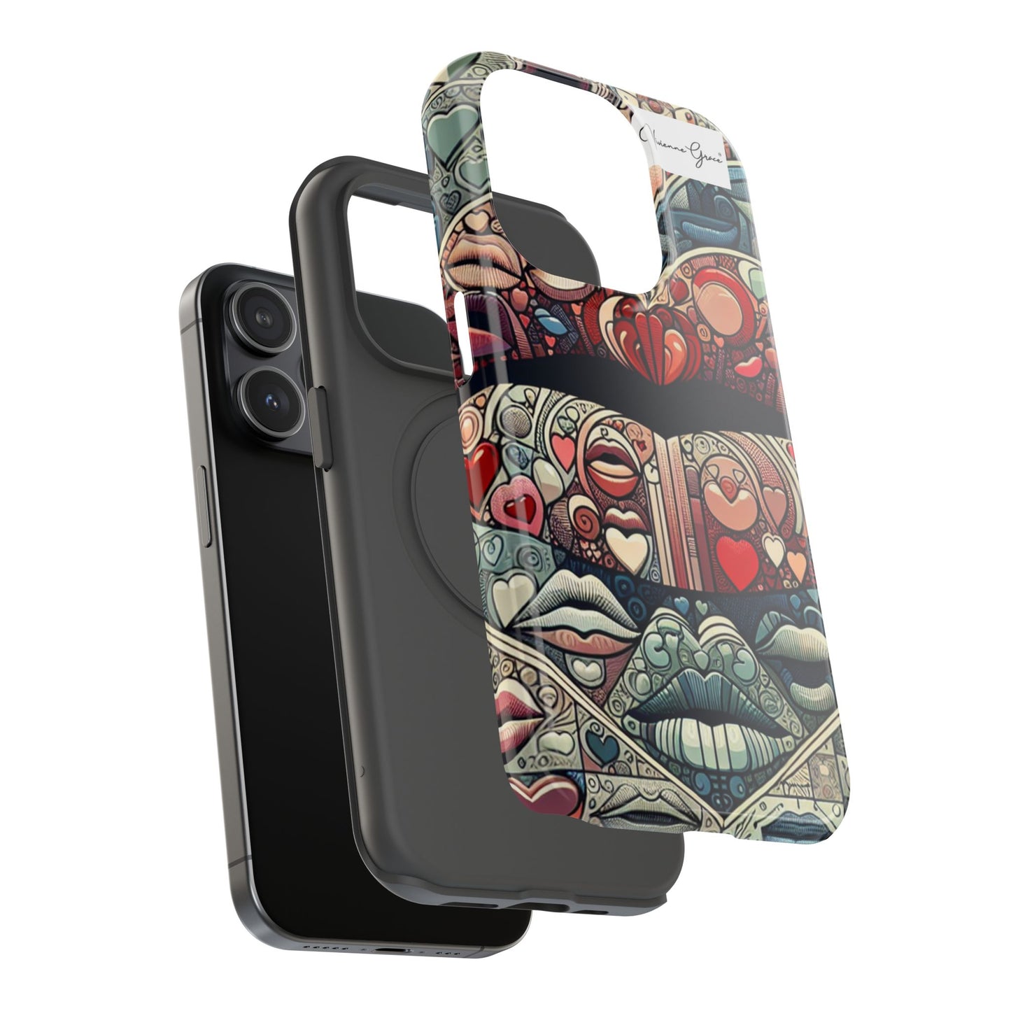 IPhone - Impact-Resistant Cases - BLUE LIPS - Vivienne Grace