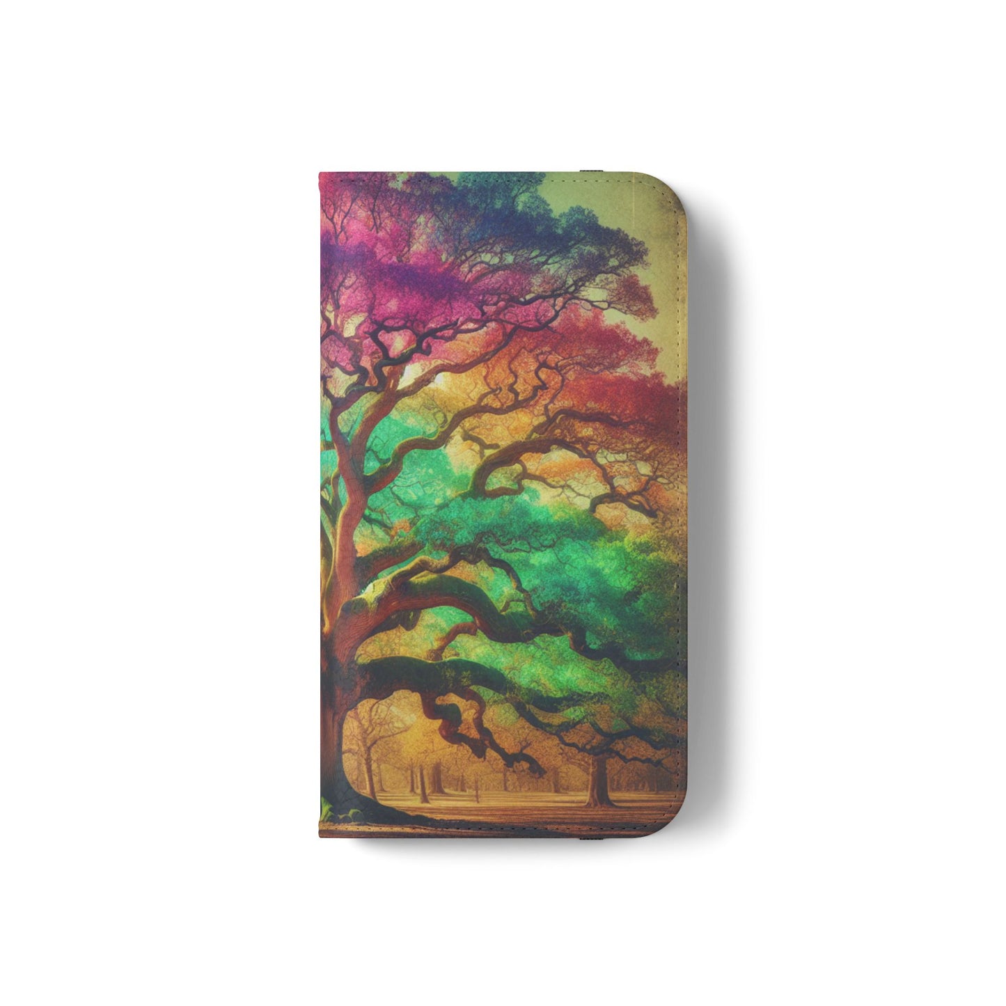 IPhone - Flip Case - COLORFUL OAK - Vivienne Grace
