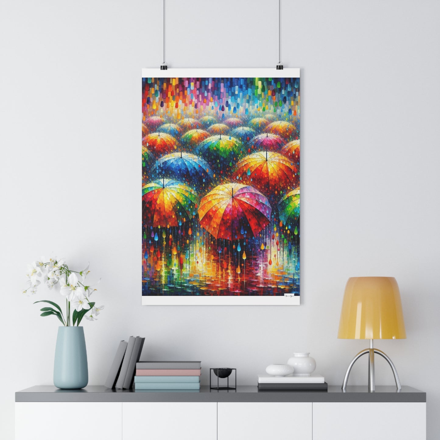 Giclée Art Print - Umbrellas - Vivienne Grace