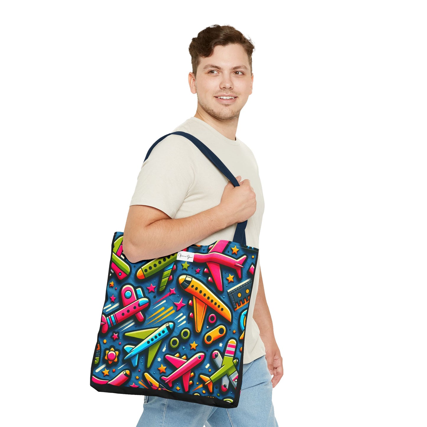 Tote Bag - AIRPLANES - Vivienne Grace