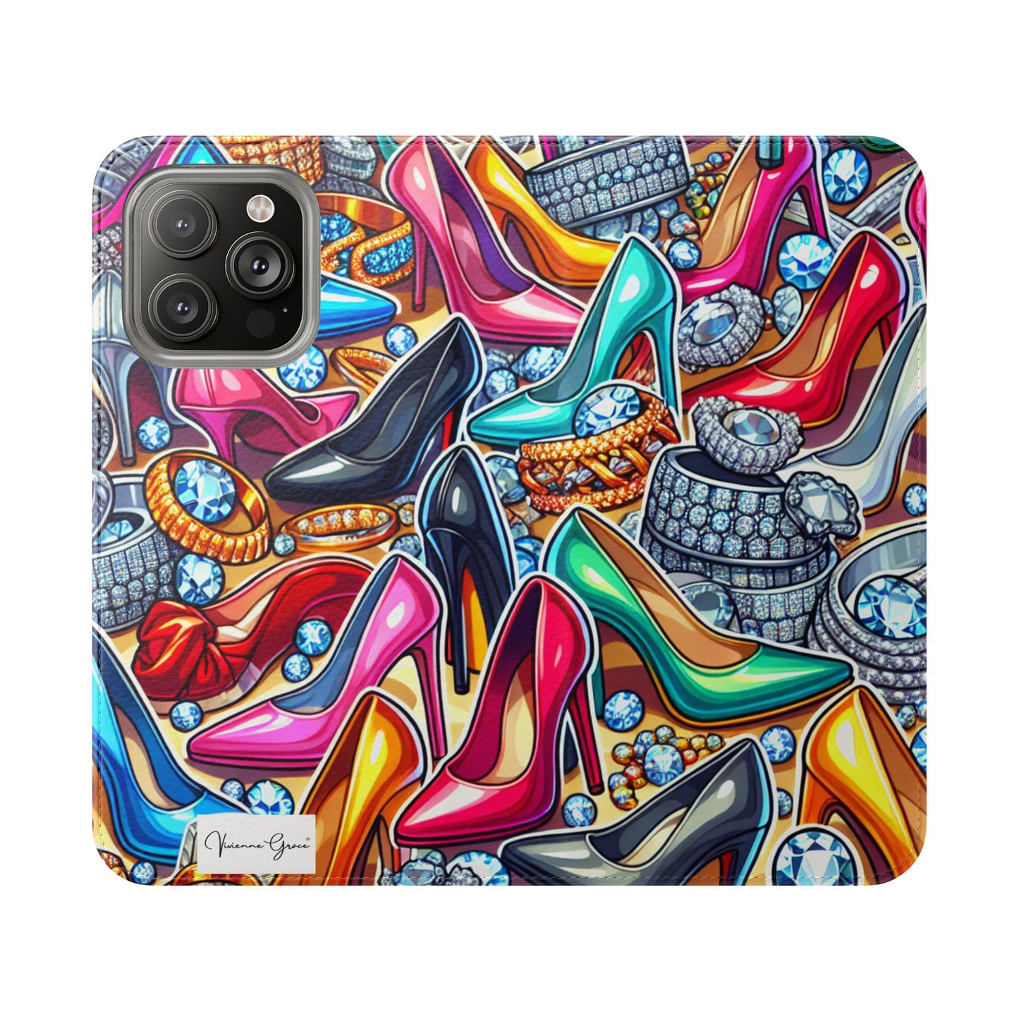 IPhone - Flip Case - STILETTO HEELS - Vivienne Grace