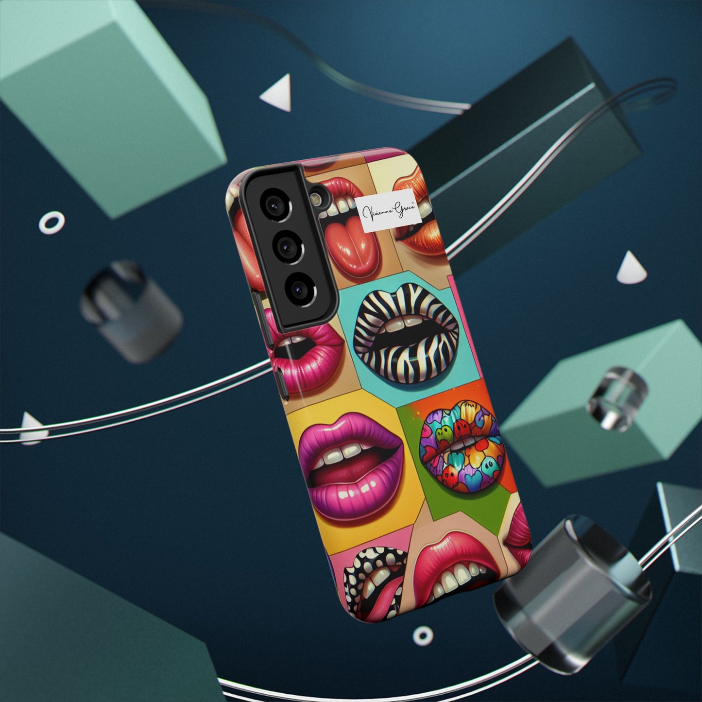 Samsung Galaxy - Impact-Resistant Case - LIPS - Vivienne Grace