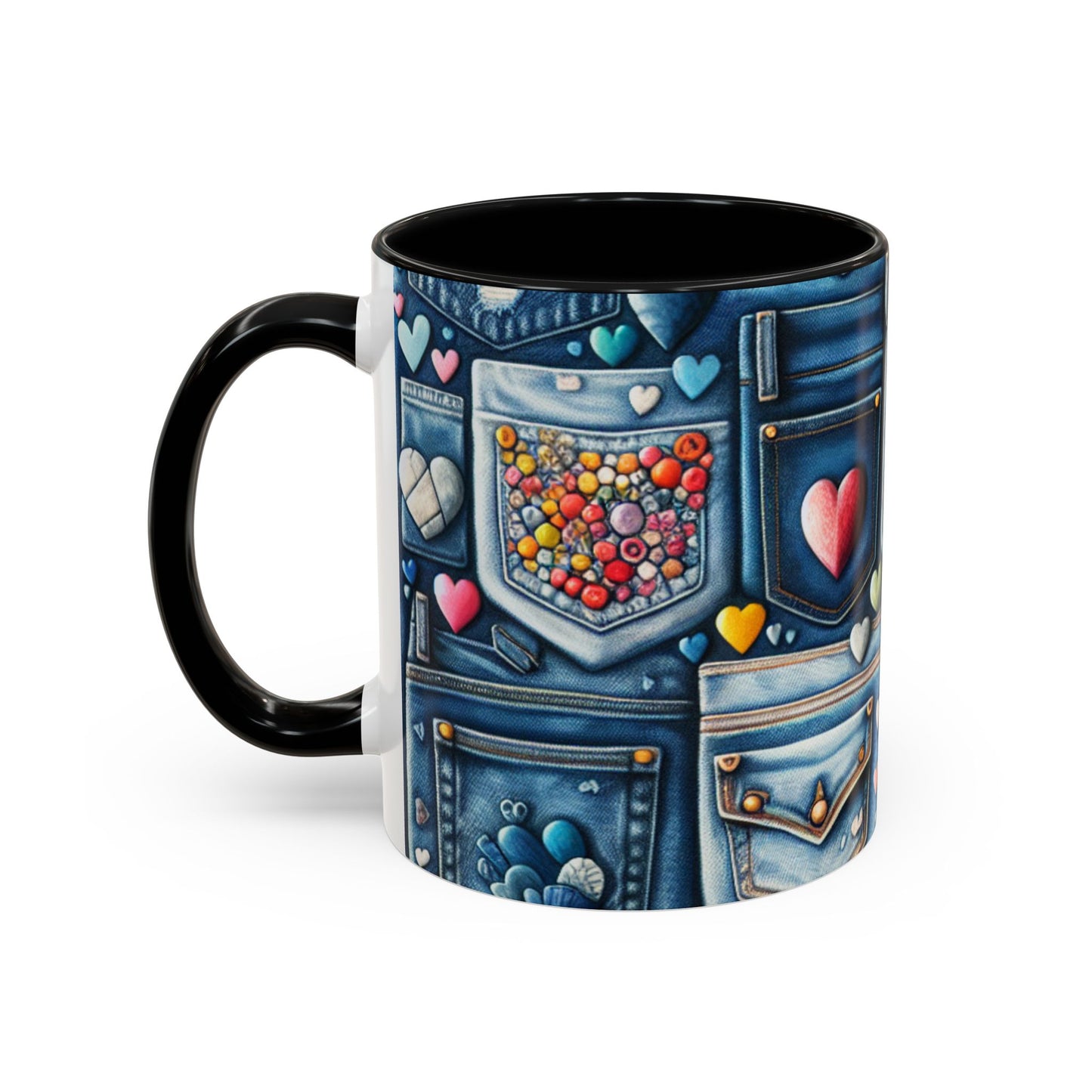 Accent Coffee Mug - BLUE JEANS - Vivienne Grace