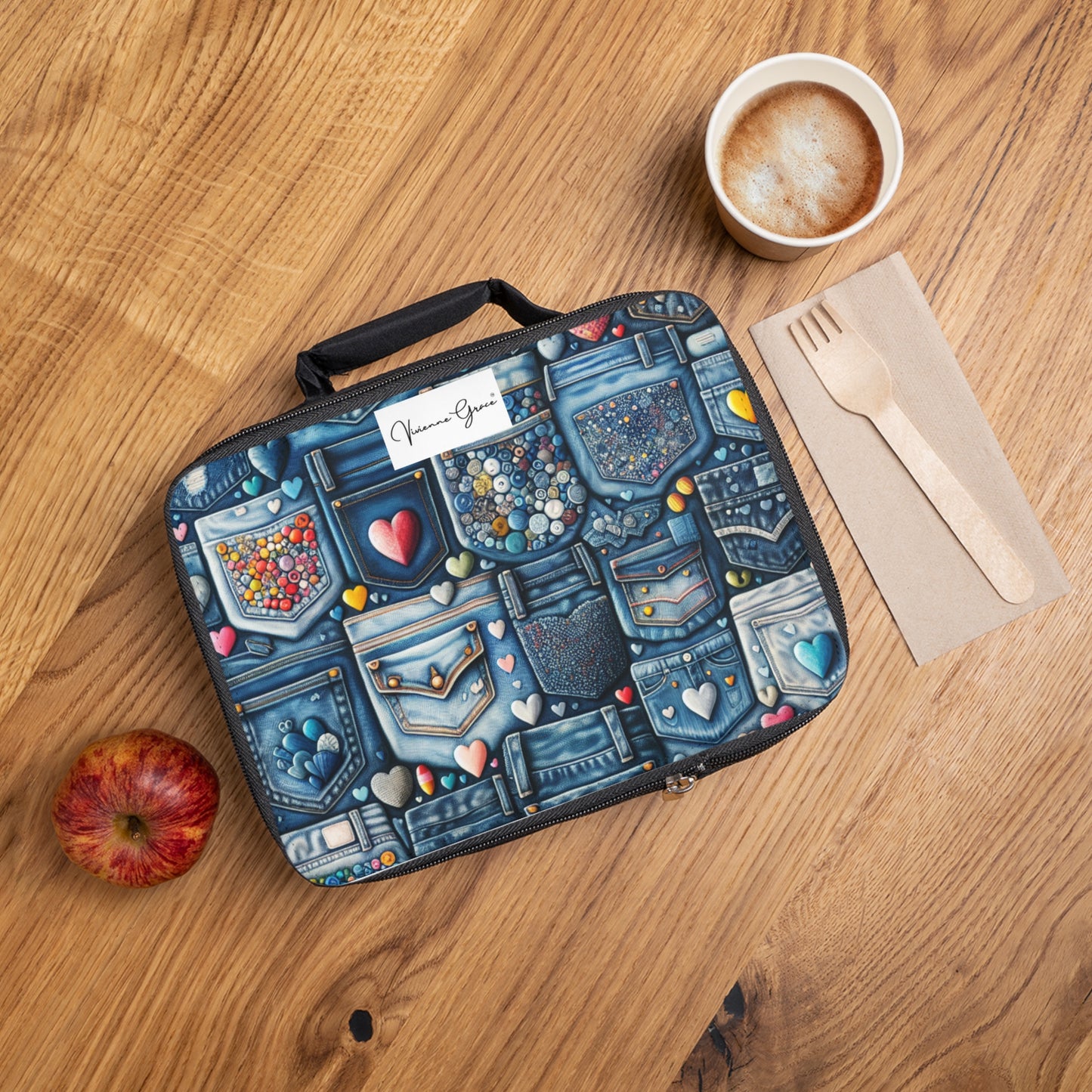 Lunch Bag - BLUE JEANS - Vivienne Grace