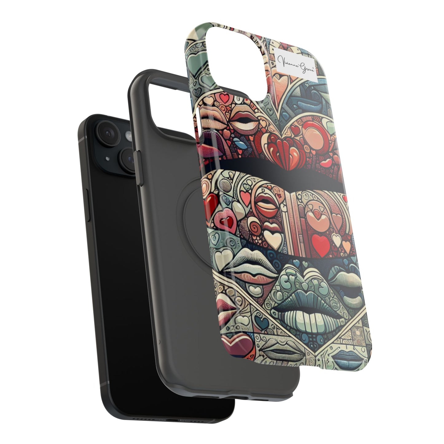 IPhone - Impact-Resistant Cases - BLUE LIPS - Vivienne Grace