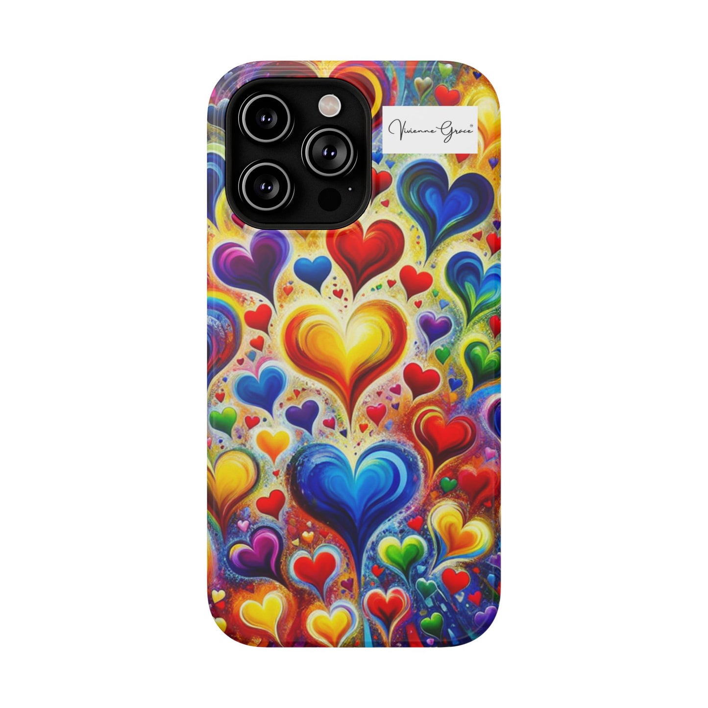 IPhone - Impact-Resistant Case - BRIGHT HEARTS - Vivienne Grace