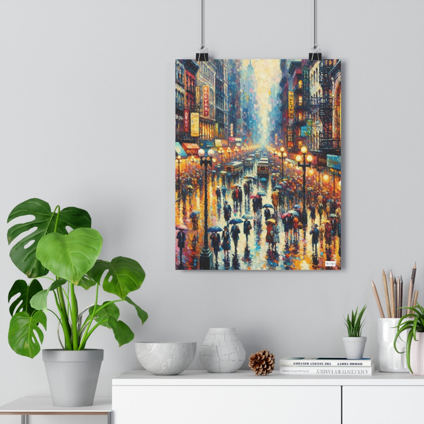 Giclée Art Print - New York Rain - Vivienne Grace