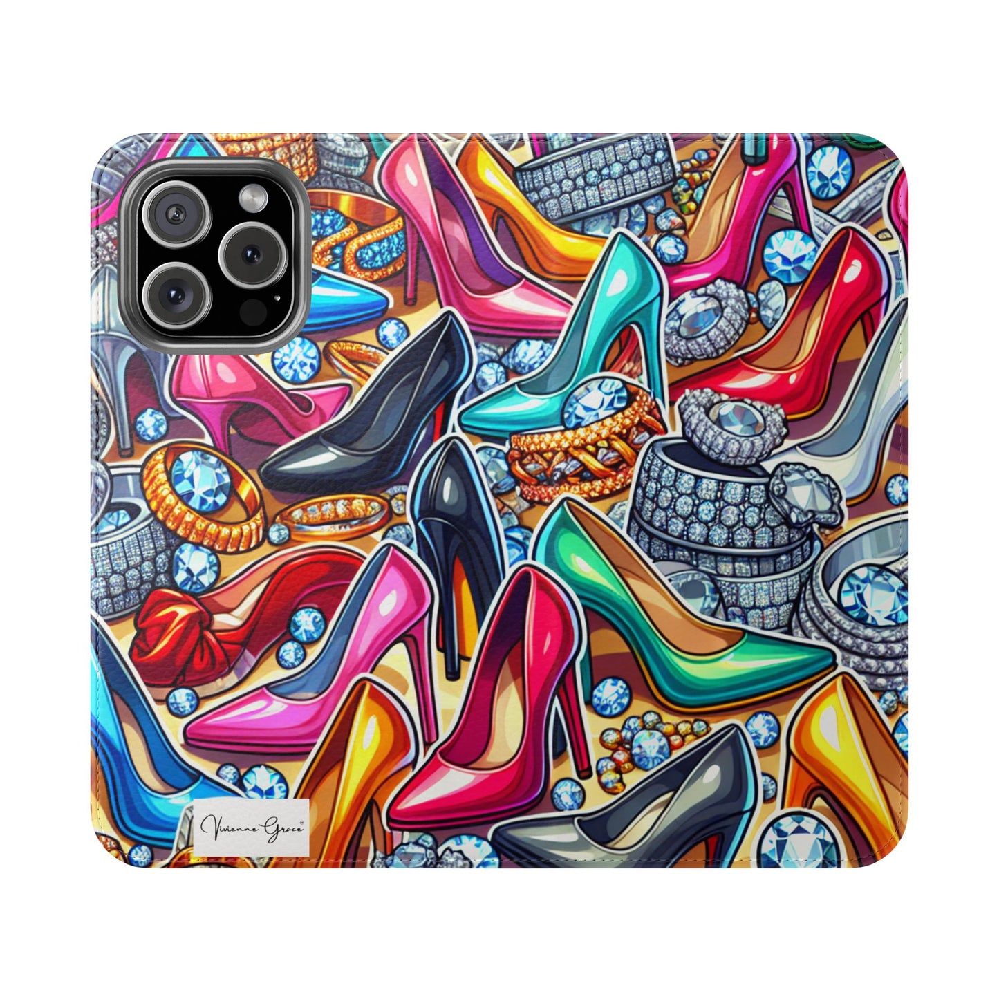 IPhone - Flip Case - STILETTO HEELS - Vivienne Grace