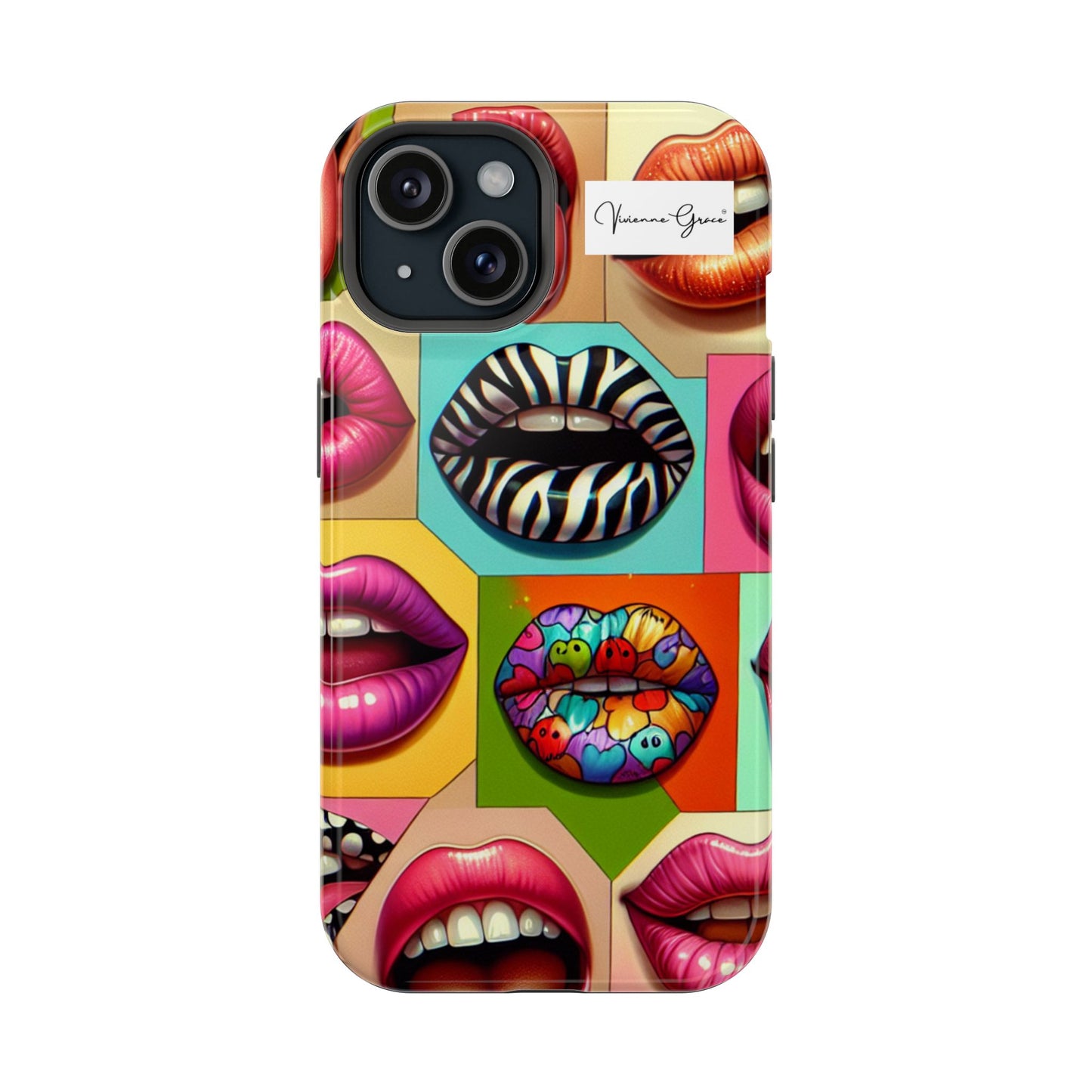 IPhone - Impact-Resistant Case - LIPS - Vivienne Grace
