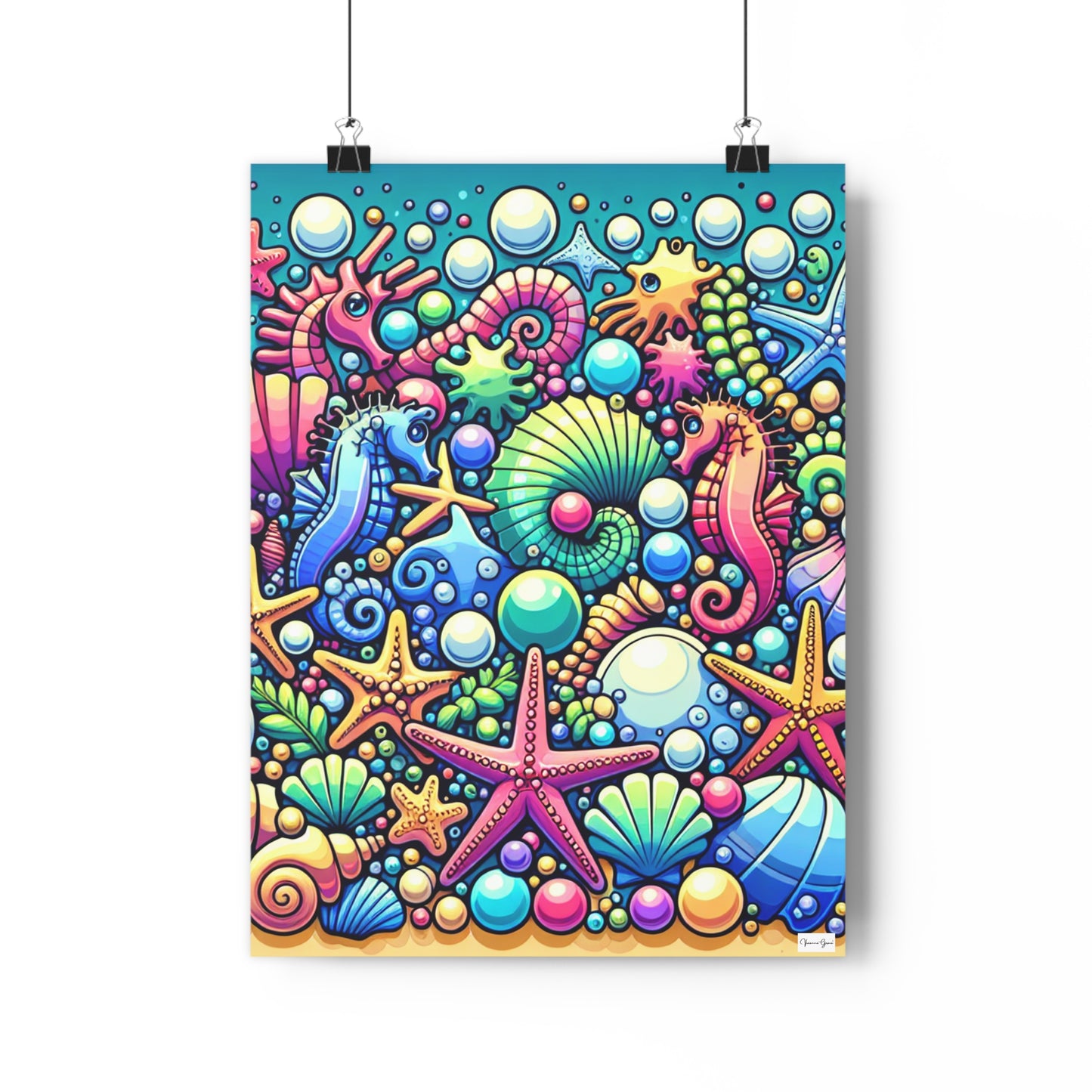 Giclée Art Print - BEACH BAUBLES