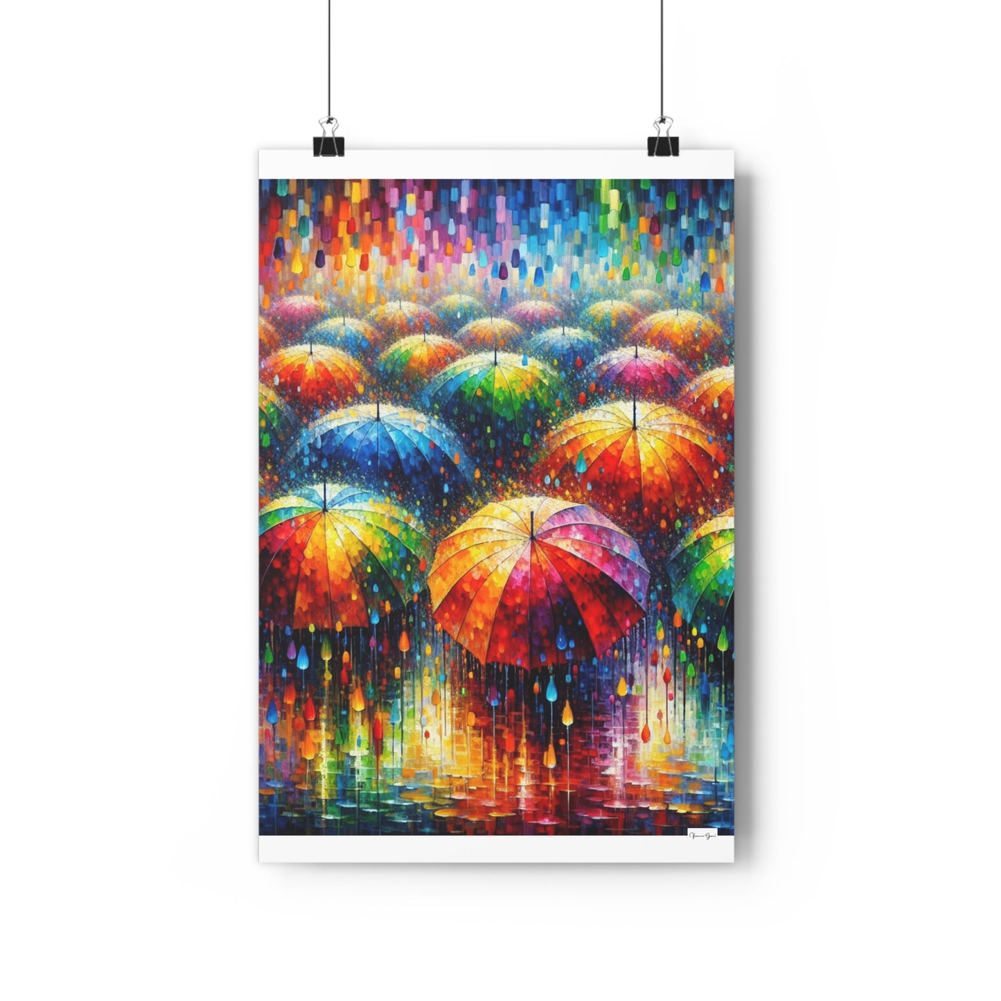 Giclée Art Print - Umbrellas - Vivienne Grace