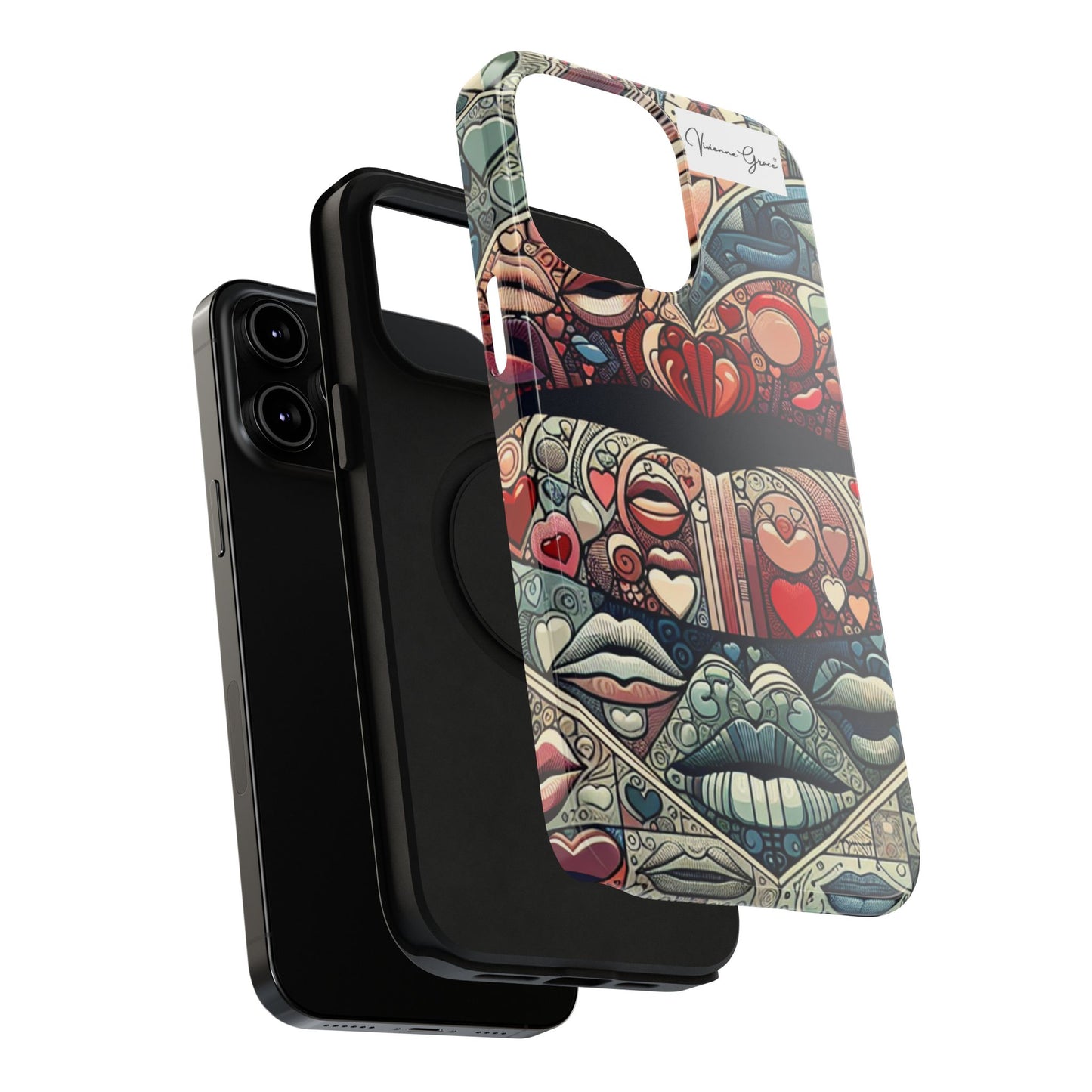 IPhone - Impact-Resistant Cases - BLUE LIPS - Vivienne Grace