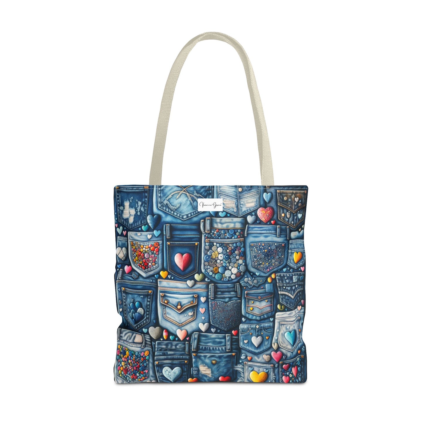 Tote Bag - BLUE JEANS - Vivienne Grace