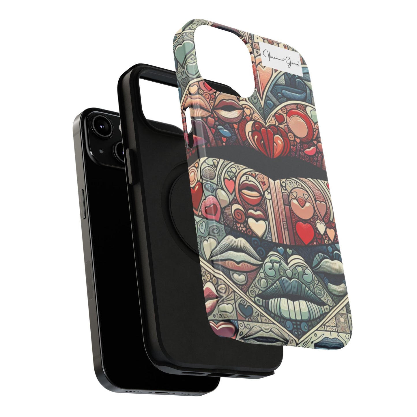 IPhone - Impact-Resistant Cases - BLUE LIPS - Vivienne Grace