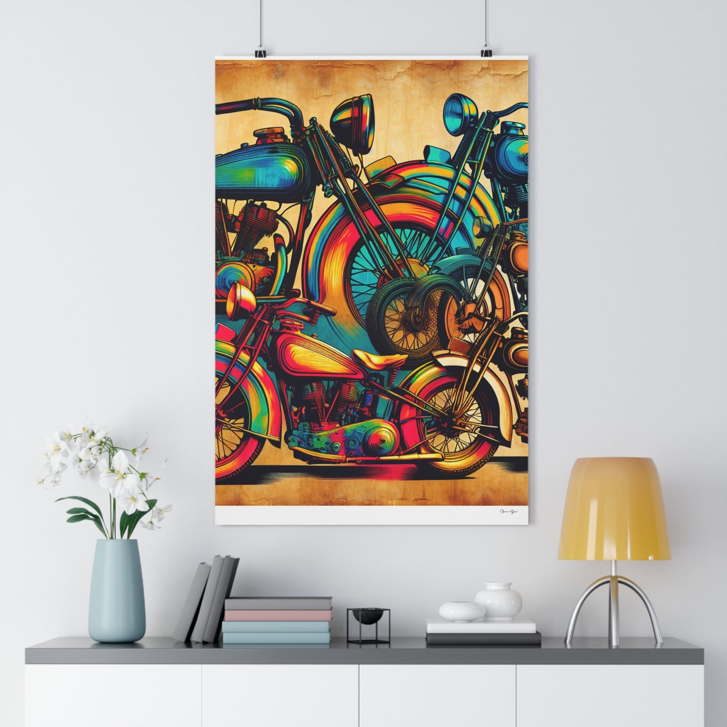 Giclée Art Print - Motorcycles - Vivienne Grace