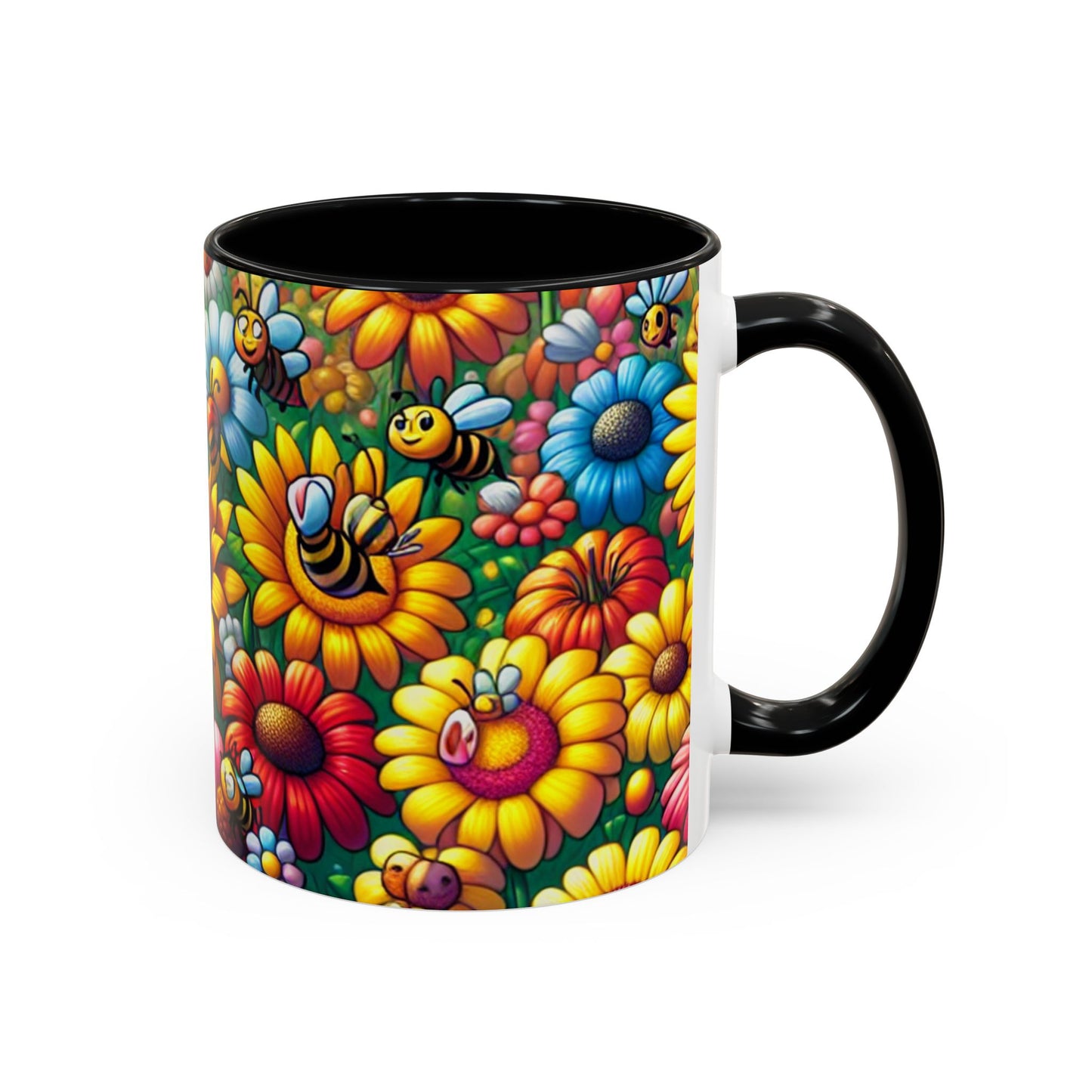 Coffee Mug - SUNFLOWERS/BEES - Vivienne Grace