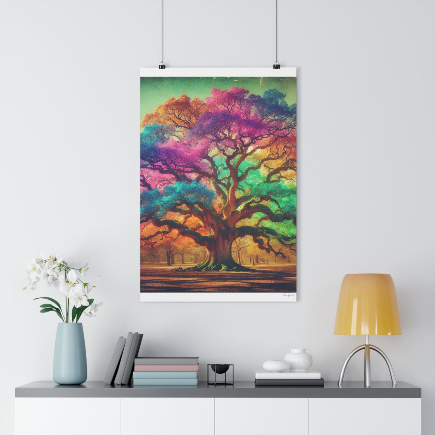 Giclée Art Print - Colorful Oak - Vivienne Grace