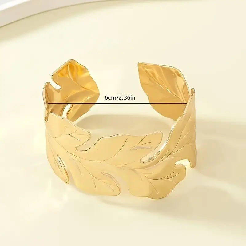 14K Gold Plated Cuff Bracelet