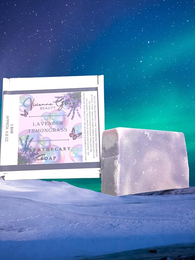 Apothecary Lavender Lemongrass Soap Bar - Vivienne Grace