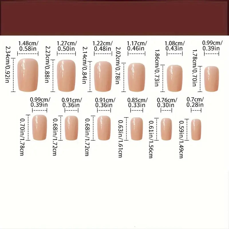 24 Piece Set Press-On Nails - Pink Leopard