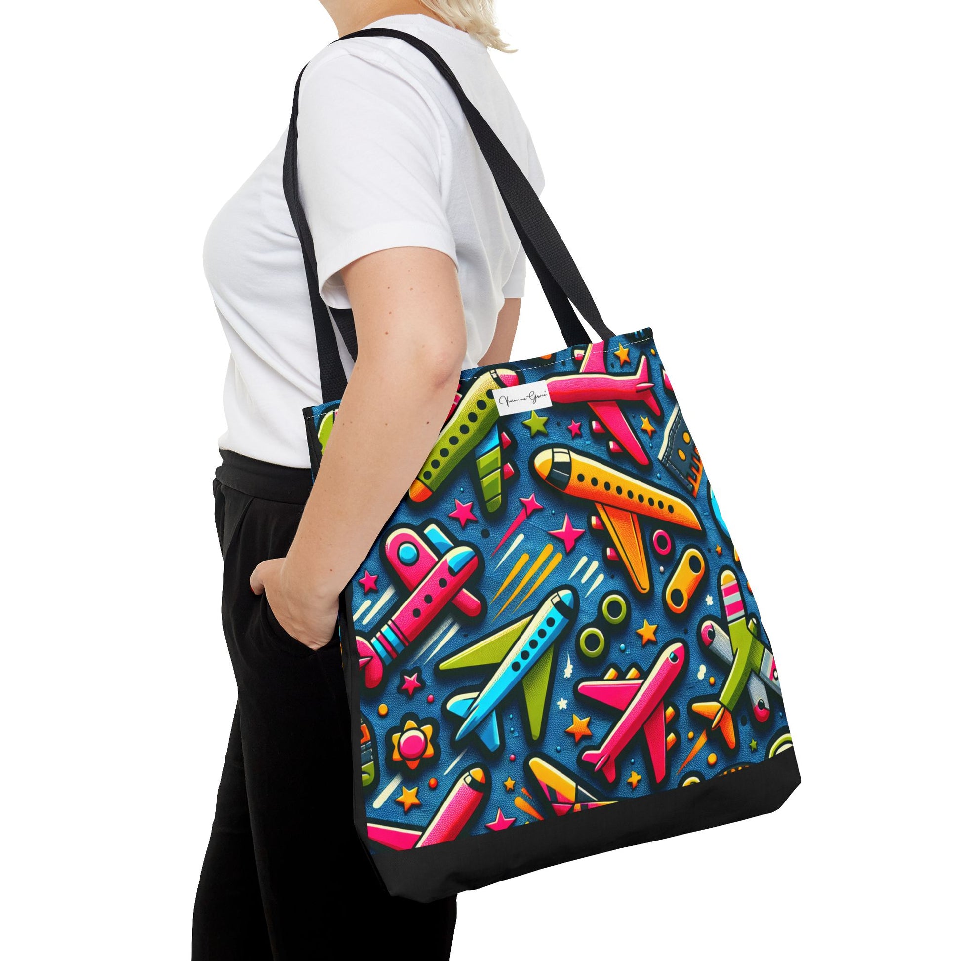 Tote Bag - AIRPLANES - Vivienne Grace