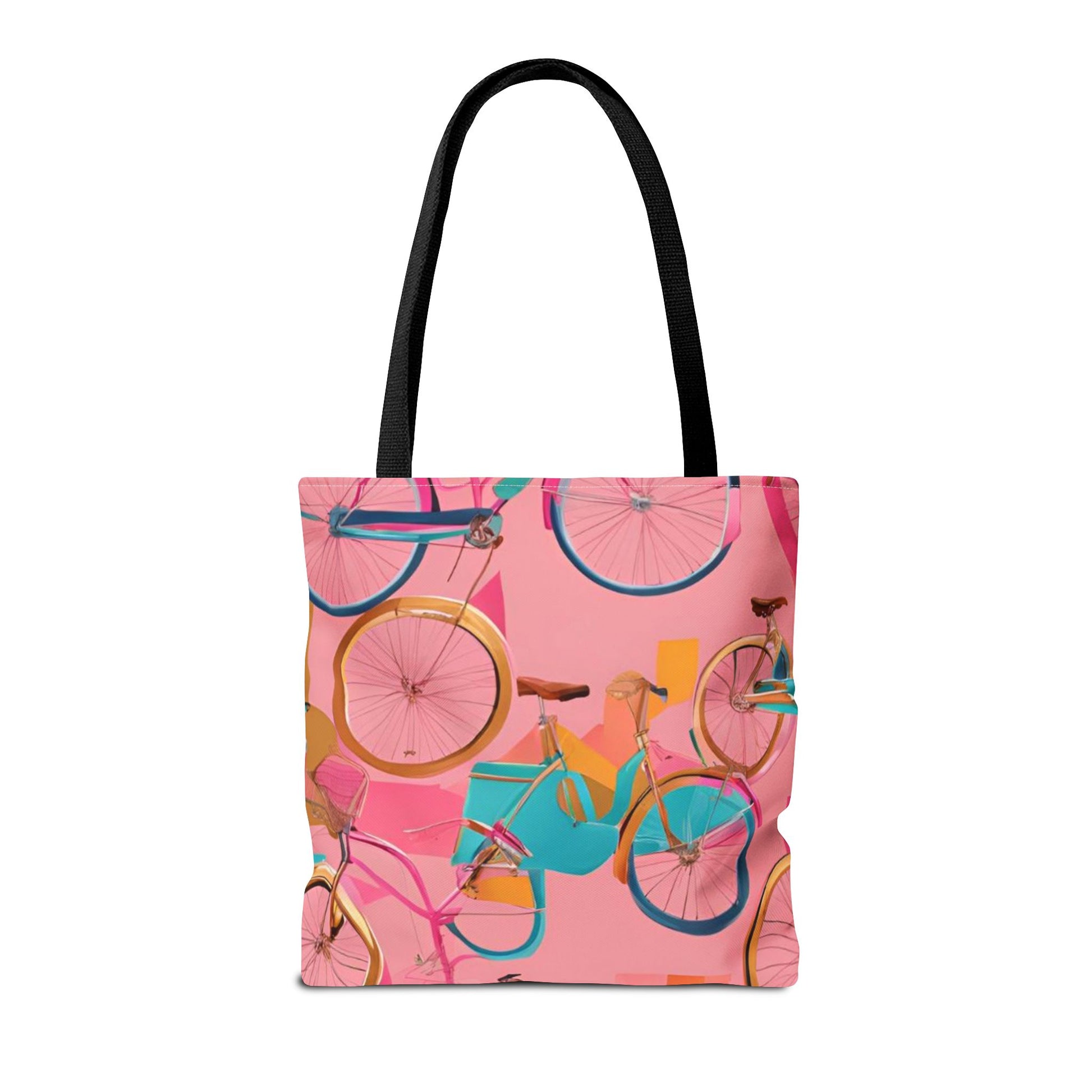 Tote Bag - Pink/Gold Bicycles - Vivienne Grace