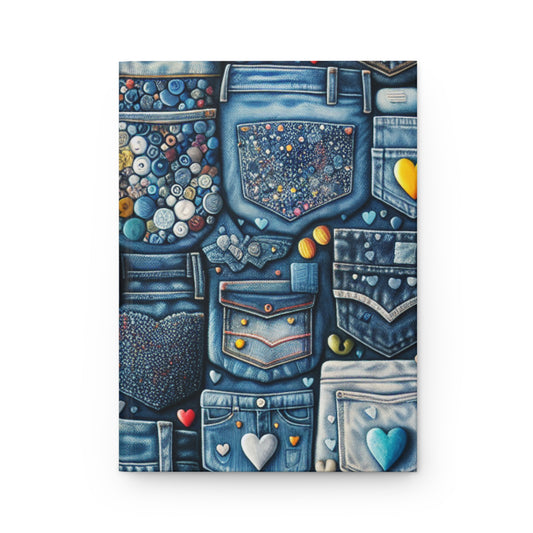 Hardcover Journal - BLUE JEANS - Vivienne Grace