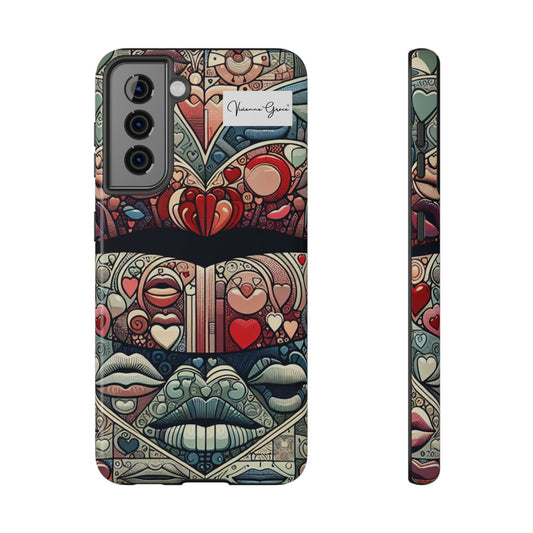 Samsung Galaxy - Impact-Resistant Case - BLUE LIPS - Vivienne Grace