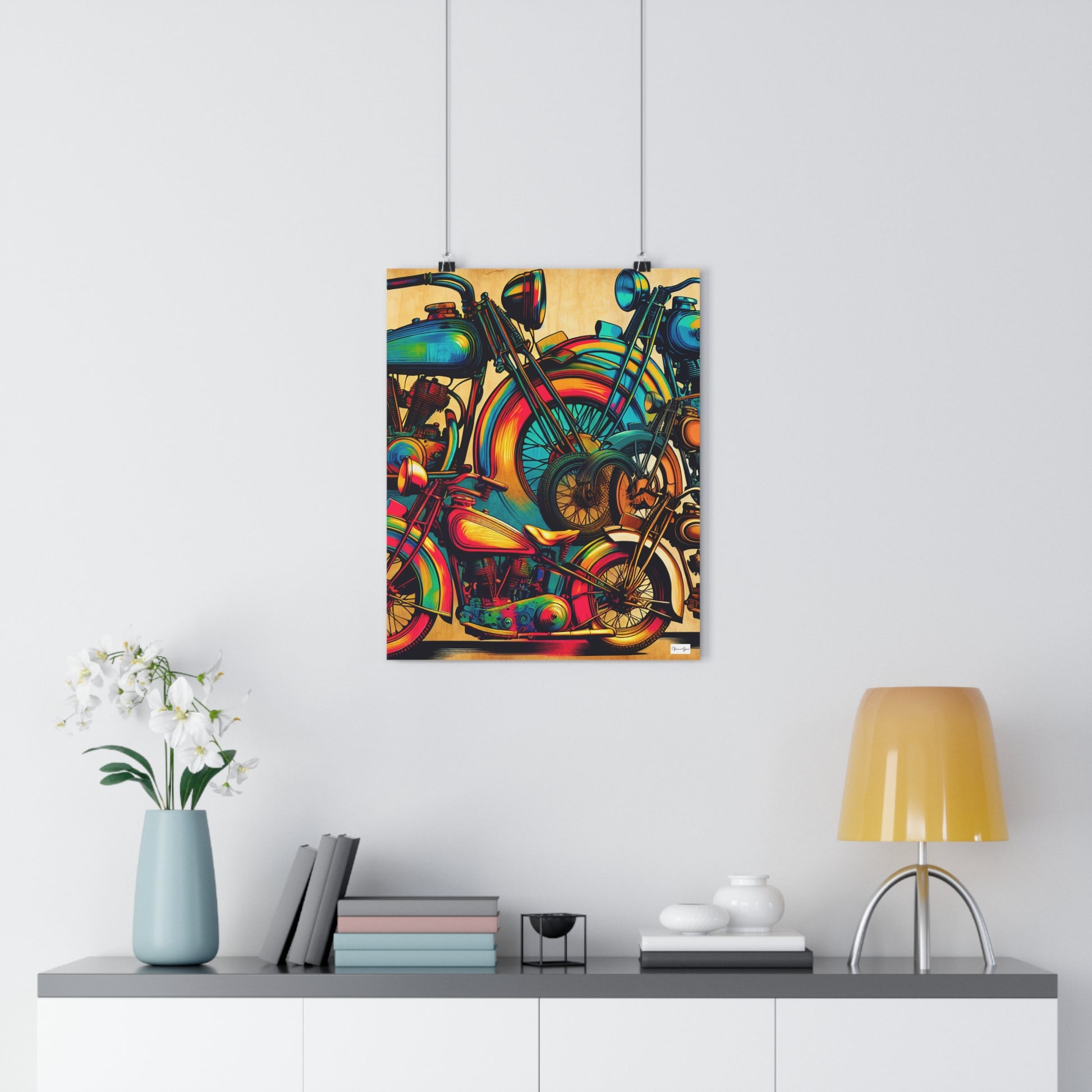 Giclée Art Print - Motorcycles - Vivienne Grace