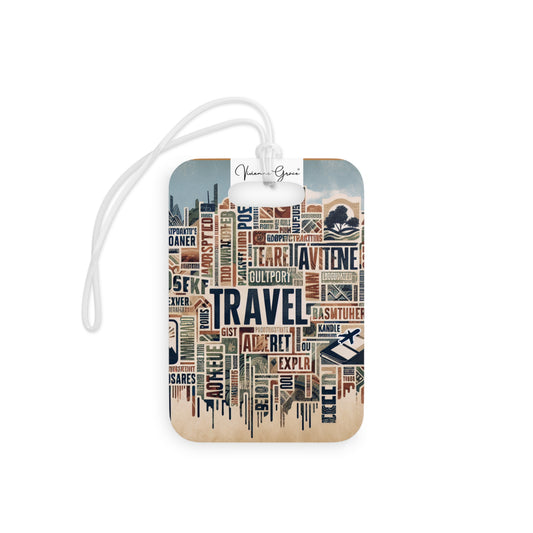 Luggage Tag - TRAVEL WORDS - Vivienne Grace