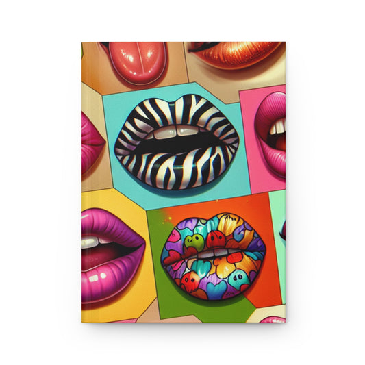 Hardcover Journal - LIPS - Vivienne Grace