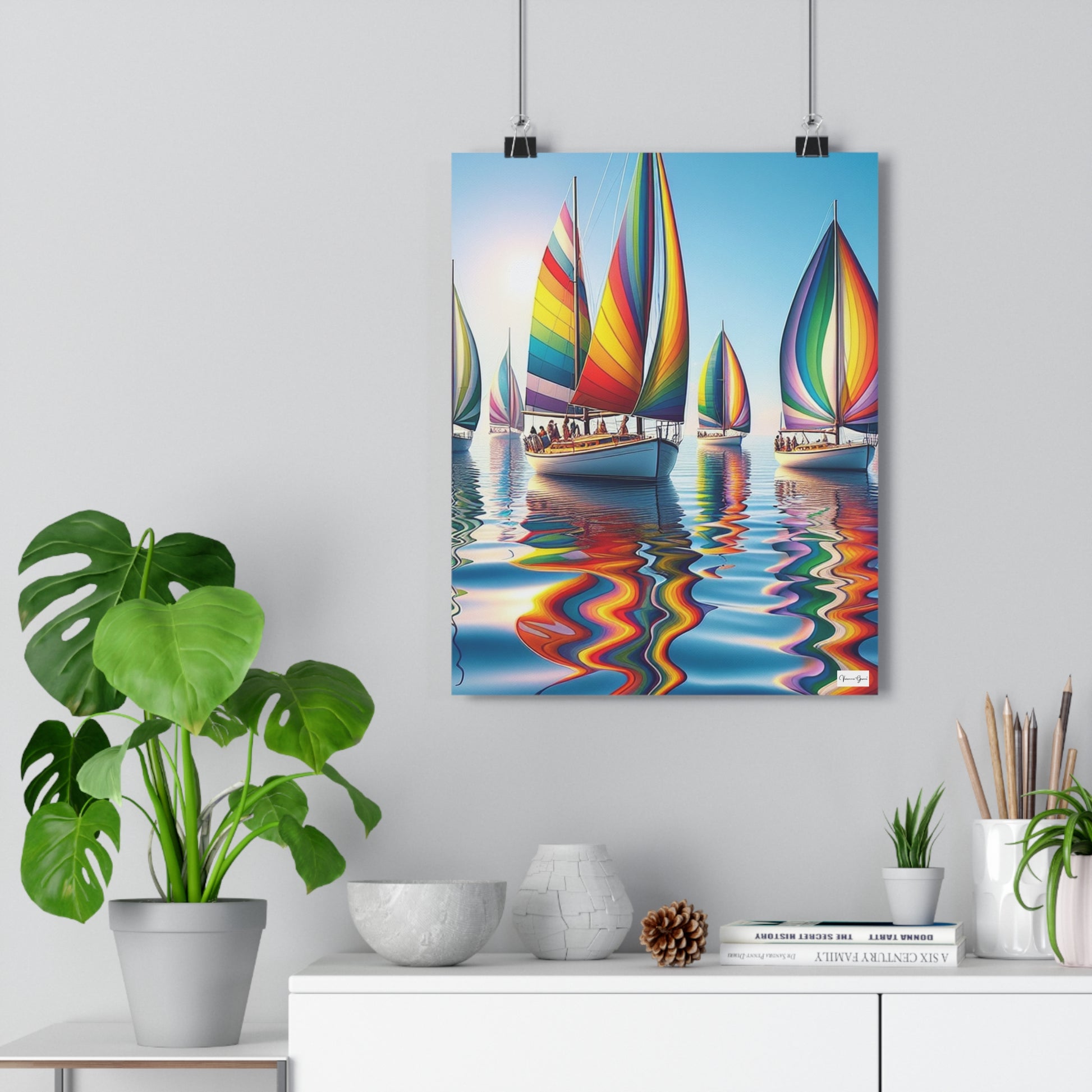 Giclée Art Print - SAILBOATS - Vivienne Grace