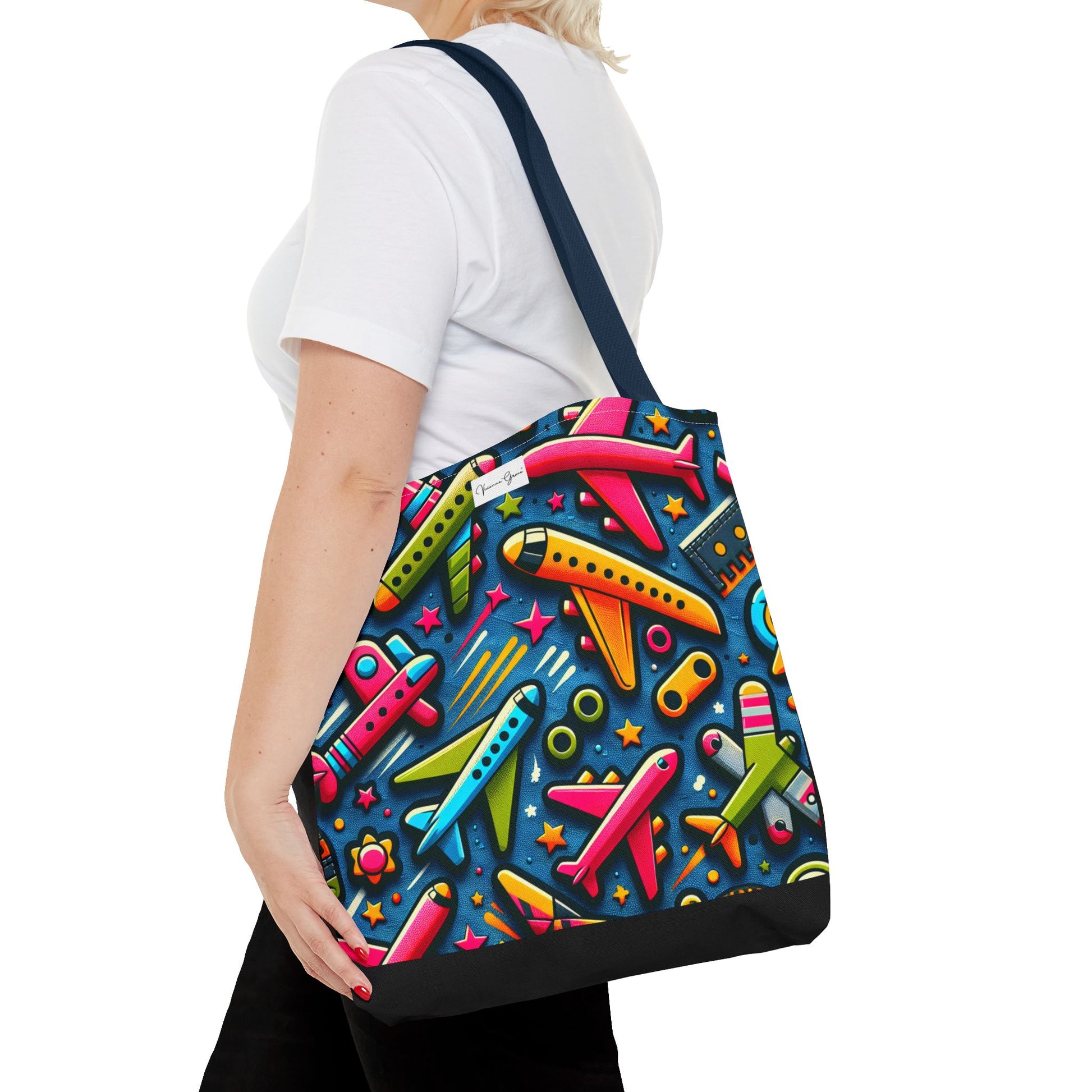 Tote Bag - AIRPLANES - Vivienne Grace