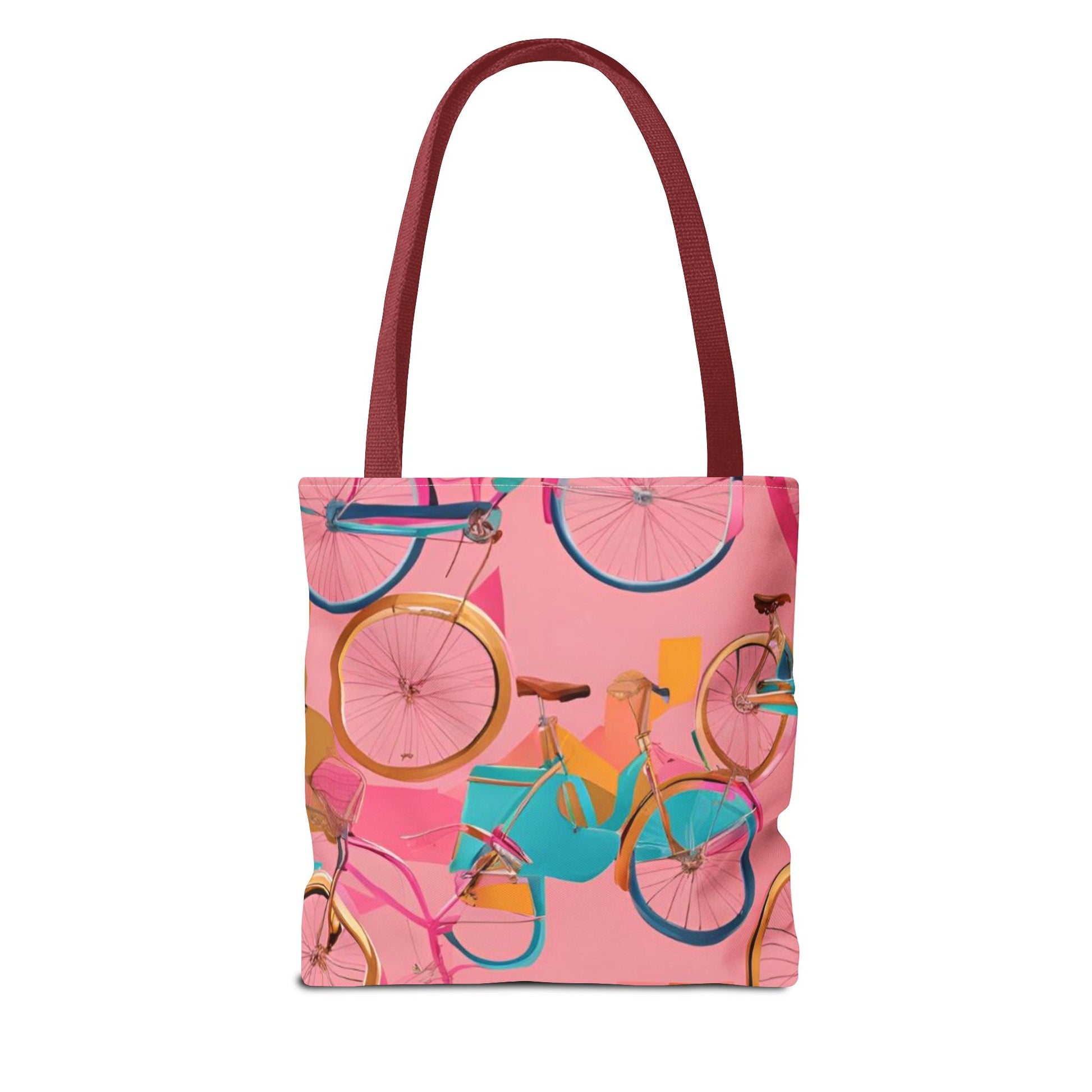 Tote Bag - Pink/Gold Bicycles - Vivienne Grace