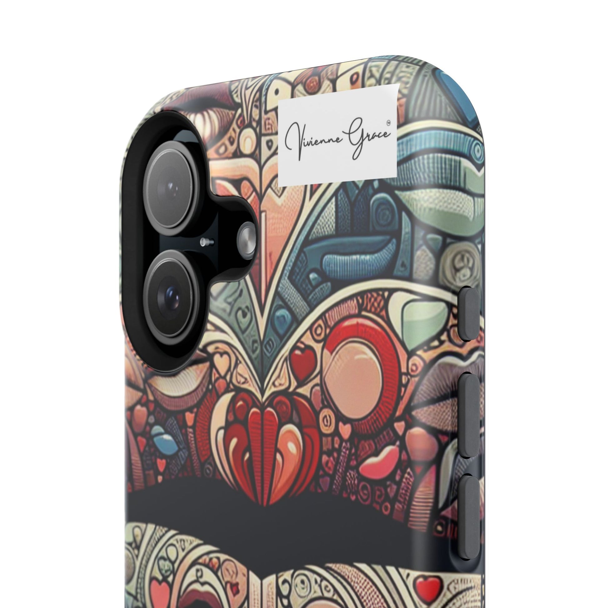 IPhone - Impact-Resistant Cases - BLUE LIPS - Vivienne Grace