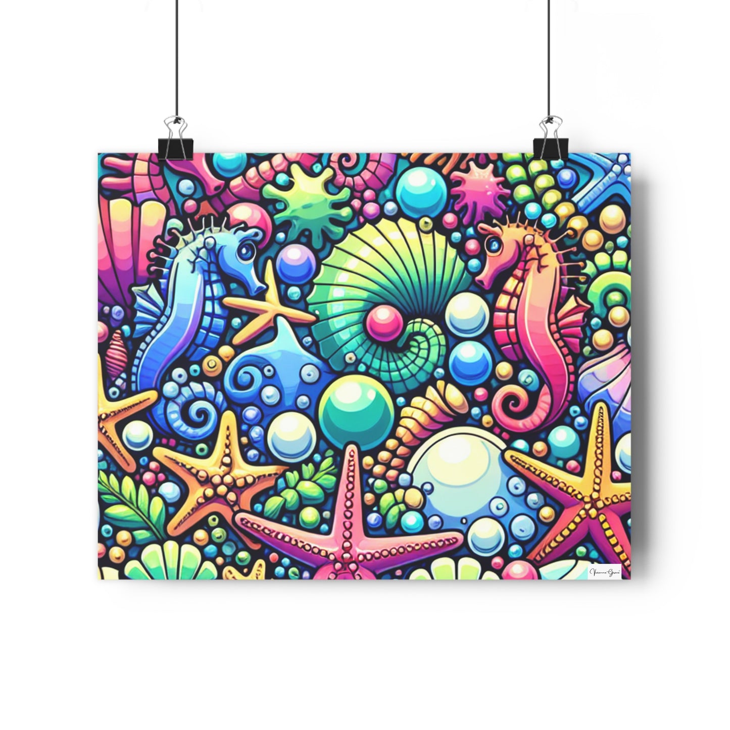 Giclée Art Print - BEACH BAUBLES