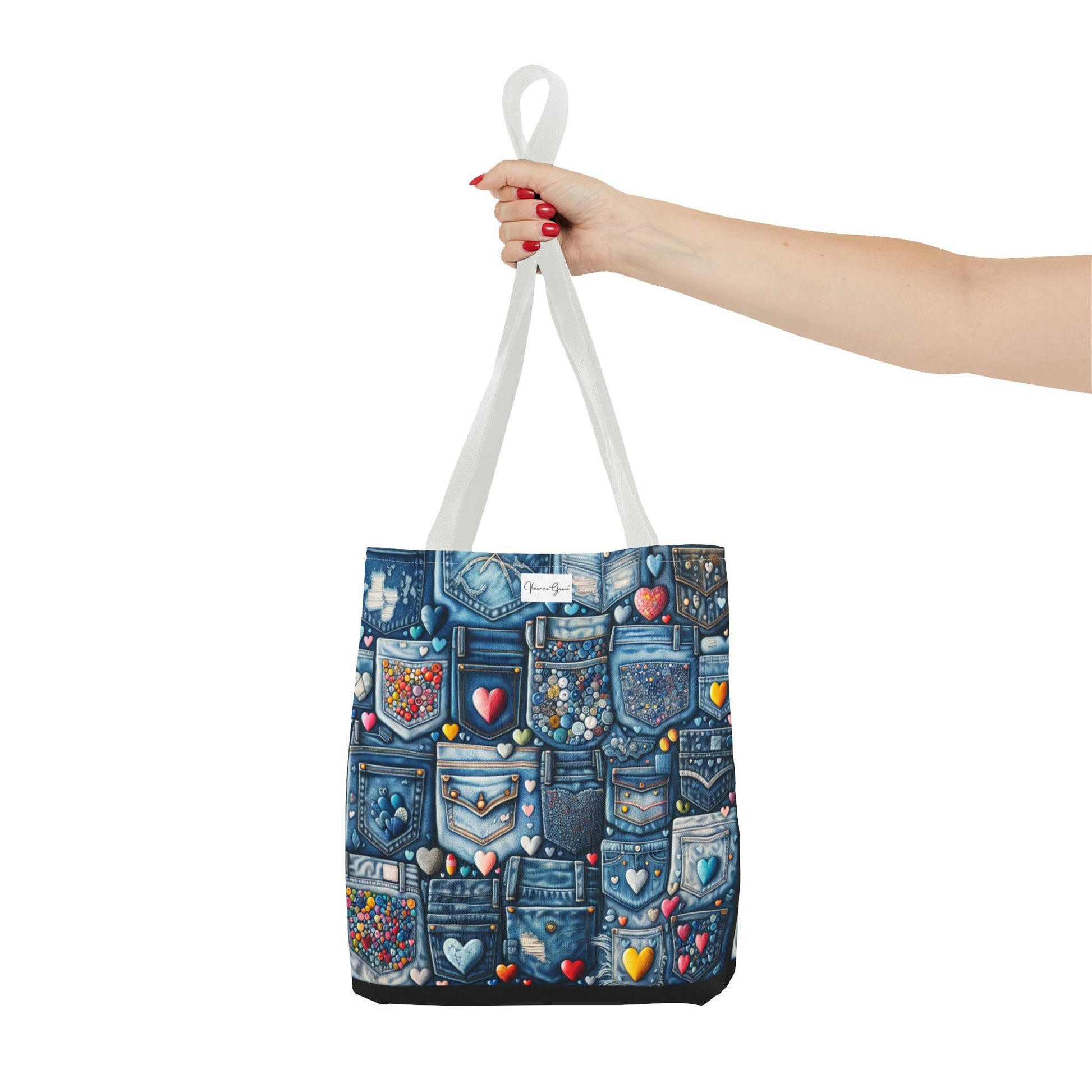 Tote Bag - BLUE JEANS - Vivienne Grace