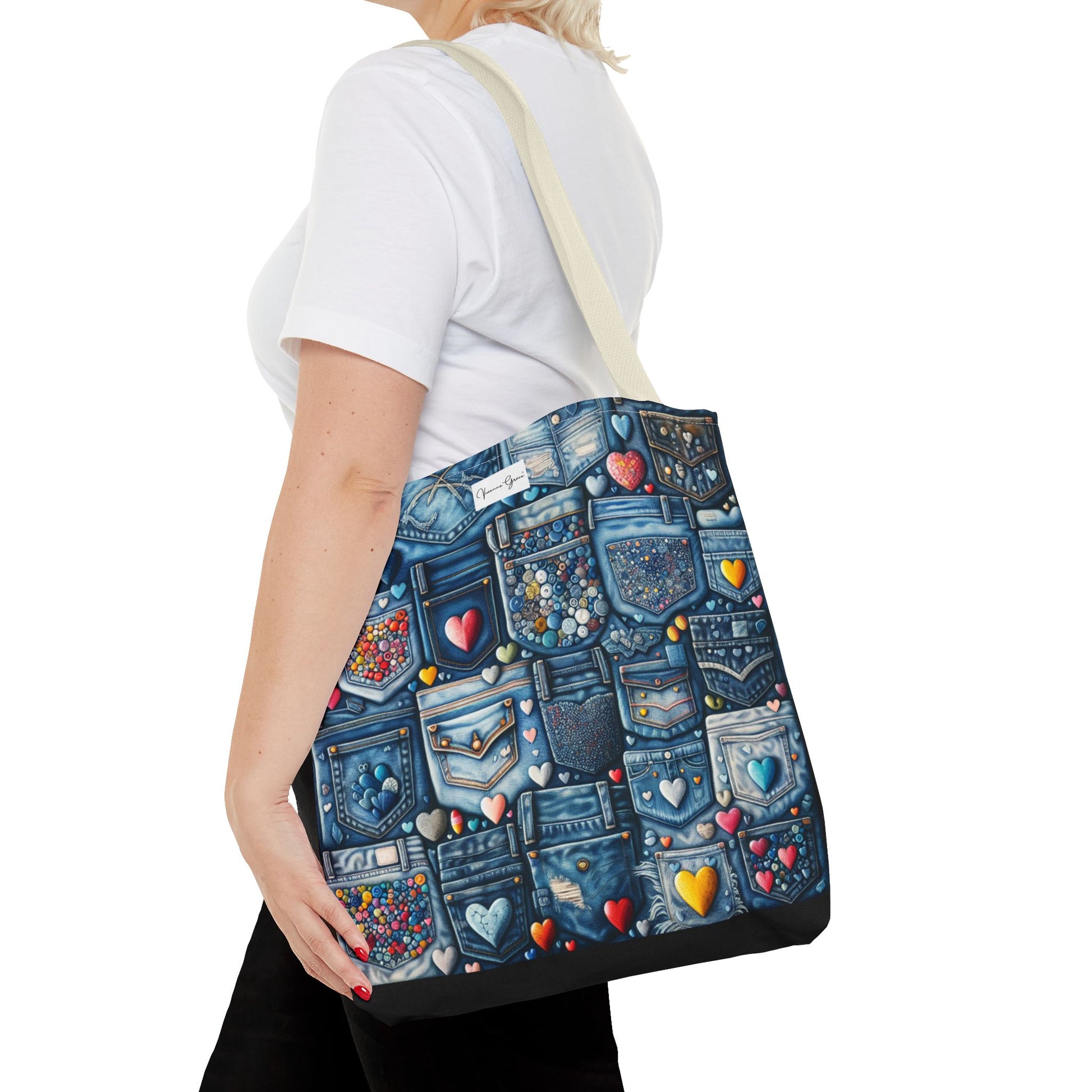 Tote Bag - BLUE JEANS - Vivienne Grace