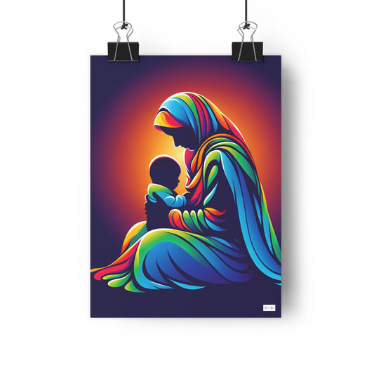 Giclée Art Print - Loving Mother - Vivienne Grace