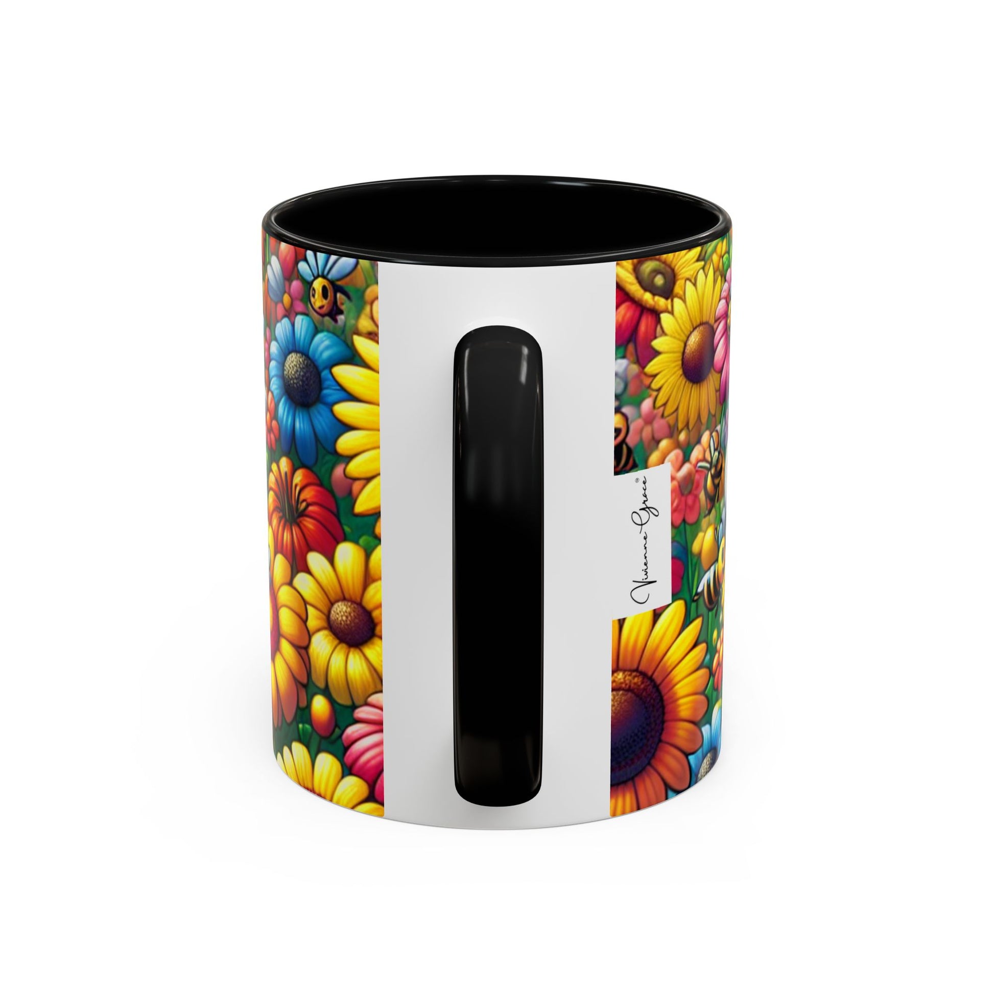 Coffee Mug - SUNFLOWERS/BEES - Vivienne Grace