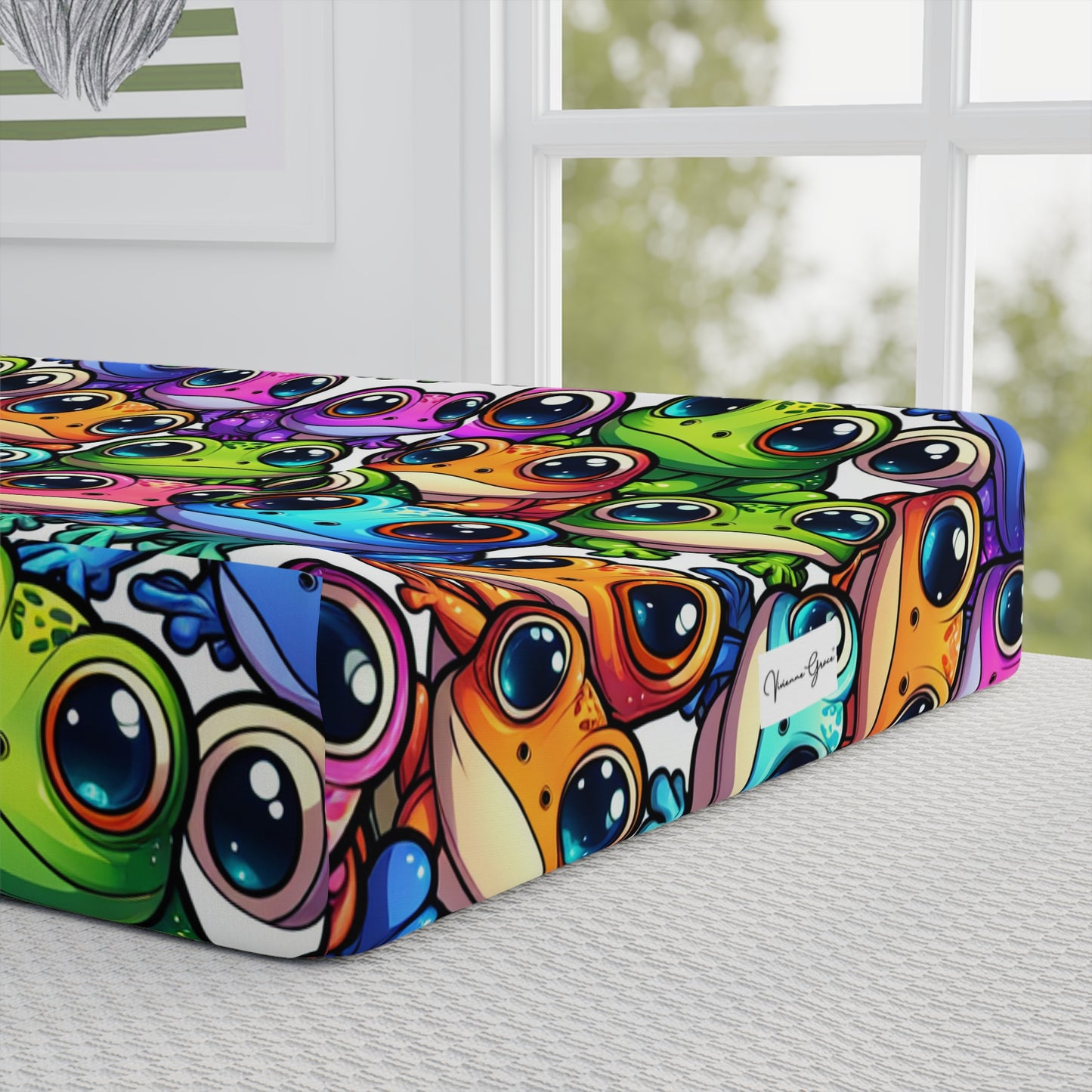 Baby Changing Pad - FUN FROGS