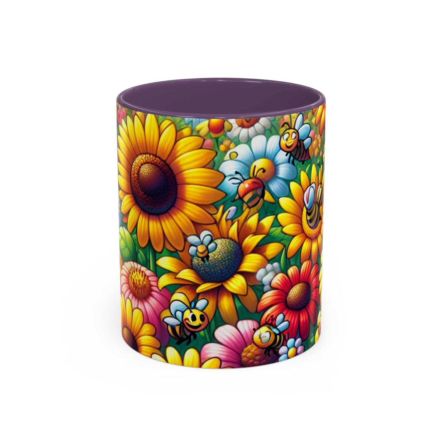 Coffee Mug - SUNFLOWERS/BEES - Vivienne Grace