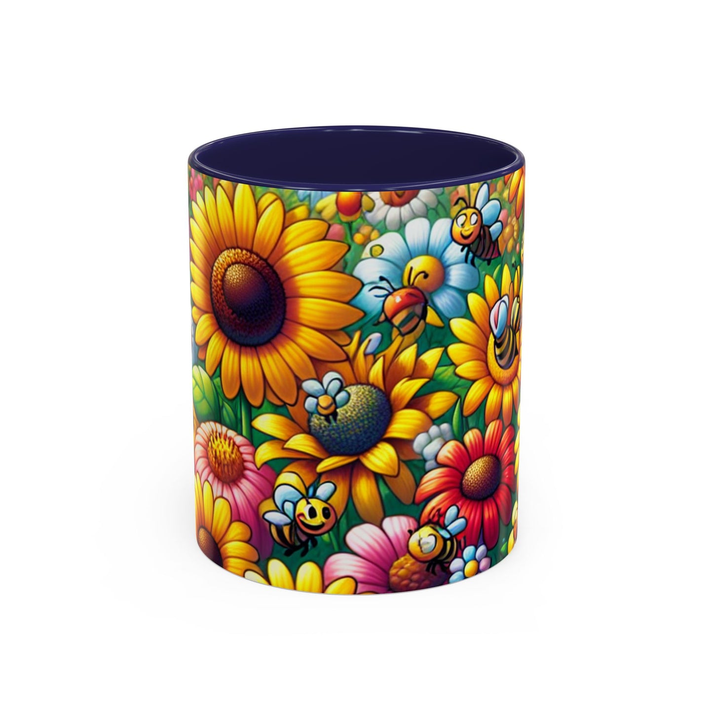 Coffee Mug - SUNFLOWERS/BEES - Vivienne Grace