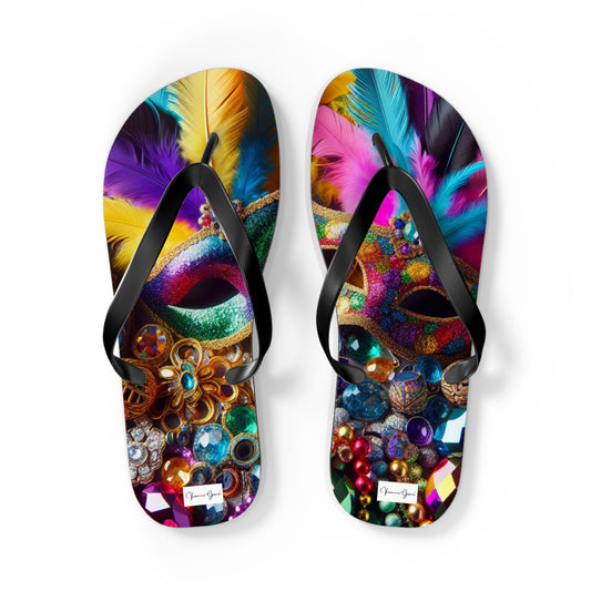 Flip Flops - MARDI GRAS - Vivienne Grace