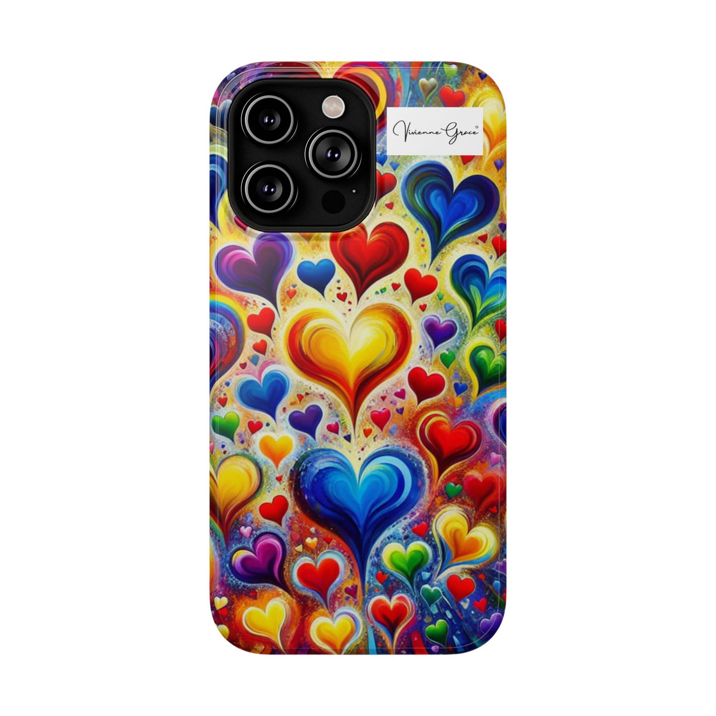 IPhone - Impact-Resistant Case - BRIGHT HEARTS - Vivienne Grace