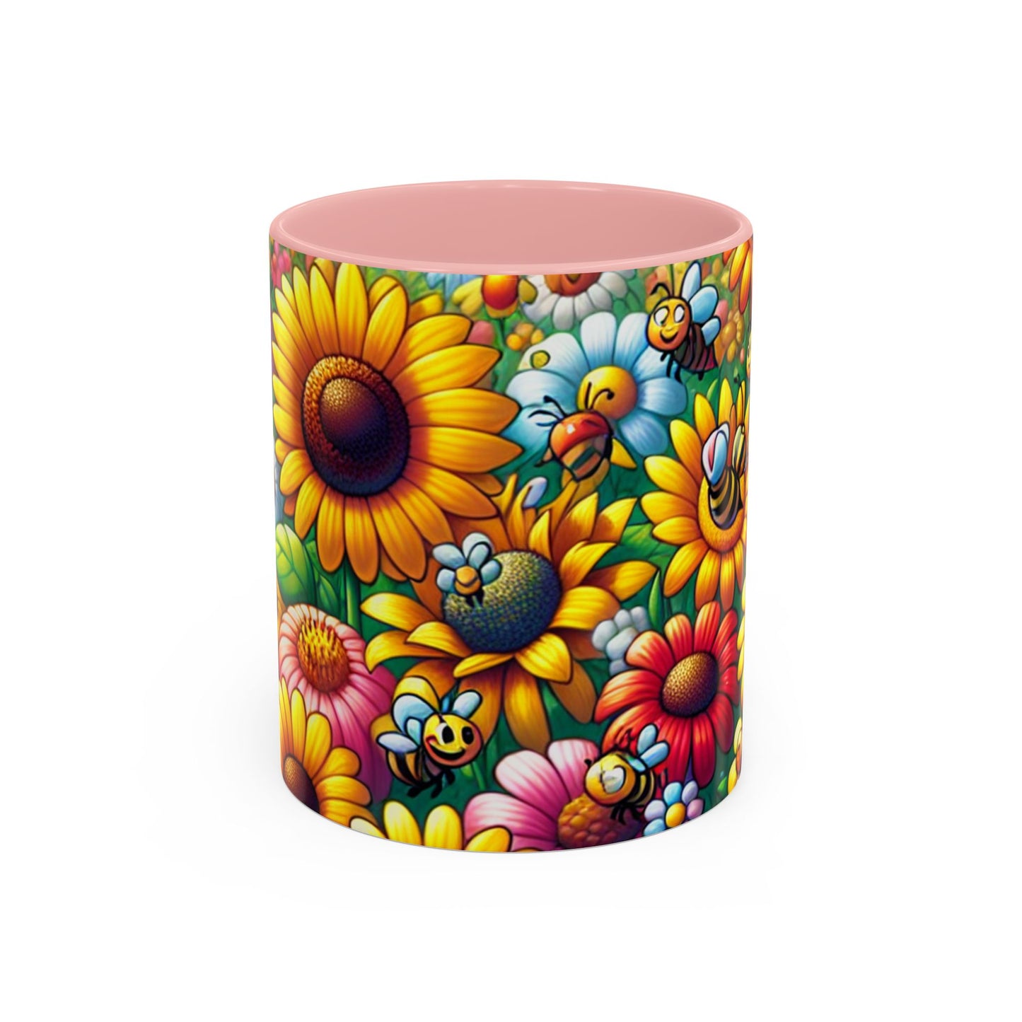 Coffee Mug - SUNFLOWERS/BEES - Vivienne Grace