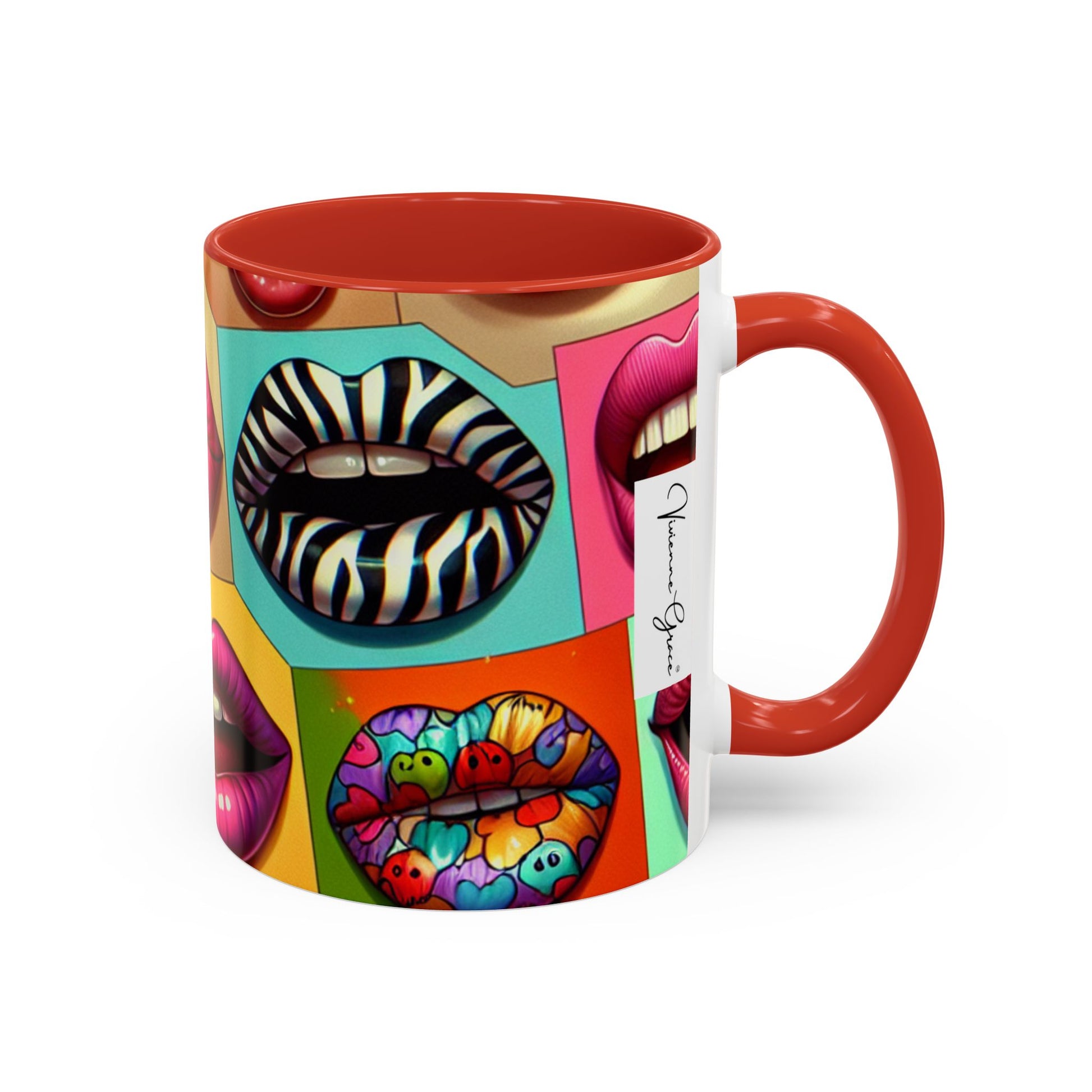 Accent Coffee Mug - LIPS - Vivienne Grace
